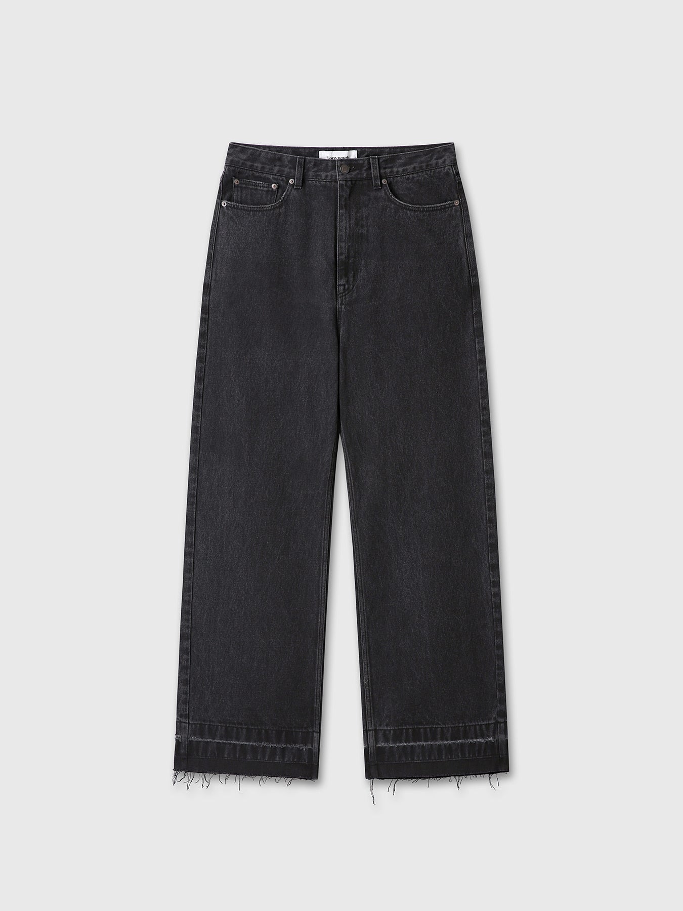 Tonywack - Wide-Leg Denim Jeans (Faded Black) product image 7 | TRAB K-Fashion Australia