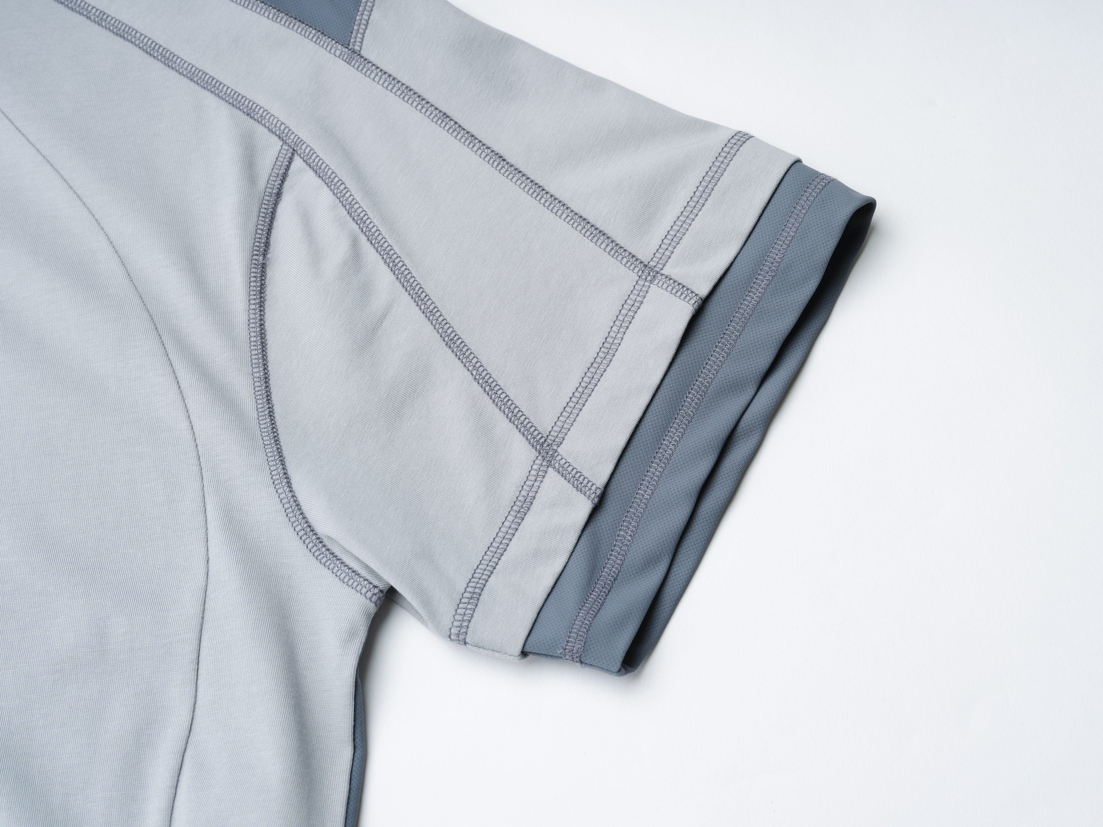 San San Gear - Mesh Paneled T-Shirt (Sky Blue) product image 8 | TRAB K-Fashion Australia