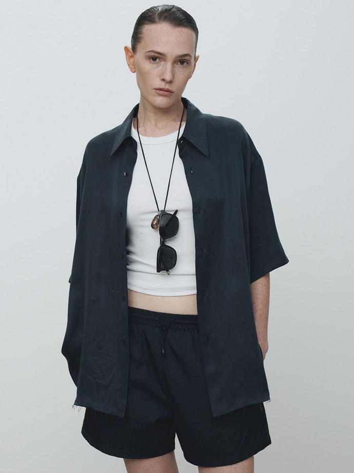 Tonywack - Drawstring Tech Shorts (Dark Navy) product image 1 | TRAB K-Fashion Australia