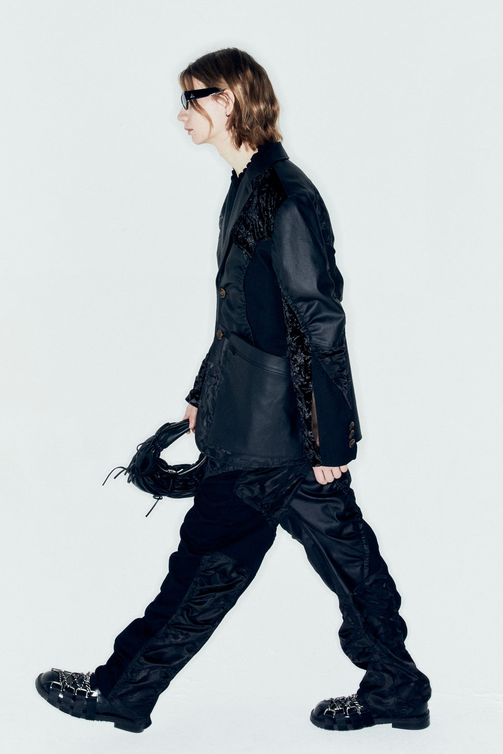 Andersson Bell - Flight Mix Jacket (Black) product image 7 | TRAB K-Fashion Australia
