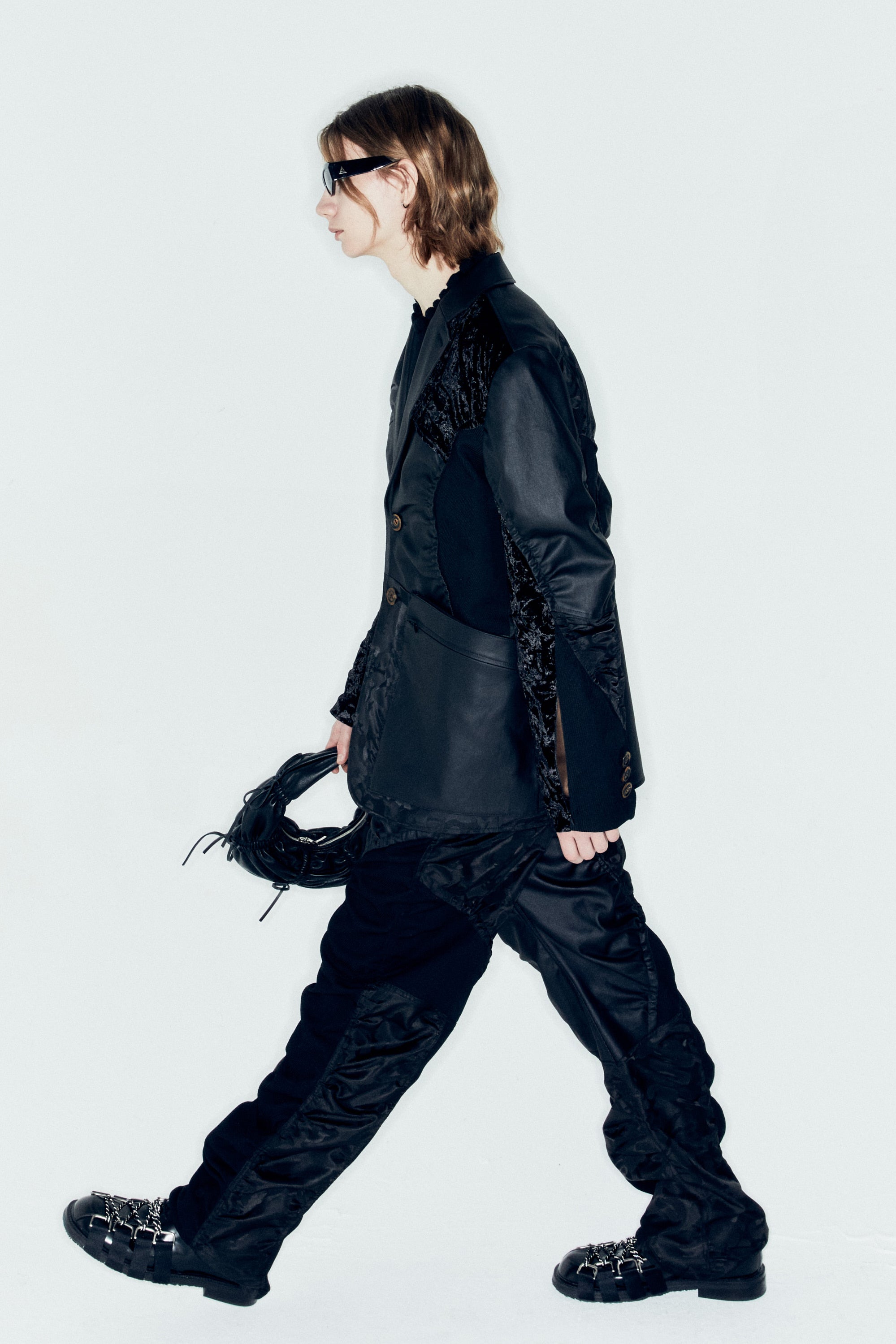 Andersson Bell - Flight Mix Jacket (Black) product image 7 | TRAB K-Fashion Australia