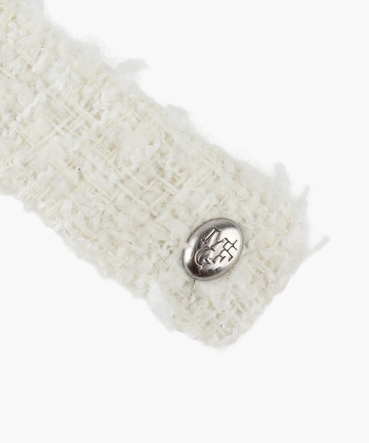 Marithe & Francois Girbaud - Tweed Hair Pin (Ivory) product image 3 | TRAB K-Fashion Australia