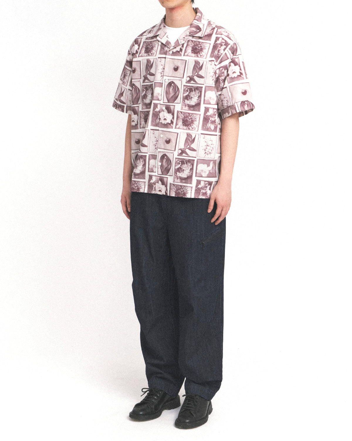 Eastlogue - Photograph Half Shirts (Rose) product image 1 | TRAB K-Fashion Australia