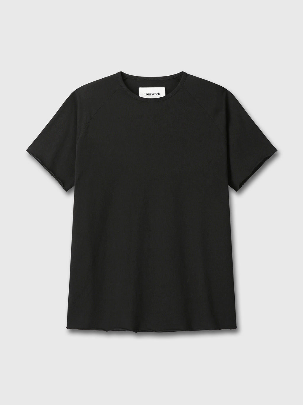 Tonywack - Raw Edge Washed T-Shirt (Black) product image 7 | TRAB K-Fashion Australia