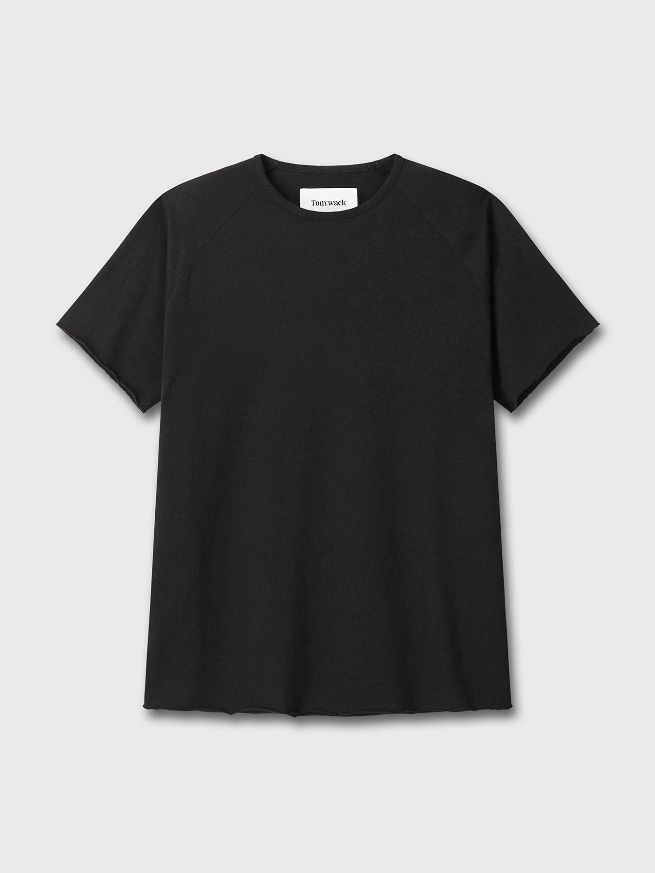 Tonywack - Raw Edge Washed T-Shirt (Black) product image 7 | TRAB K-Fashion Australia