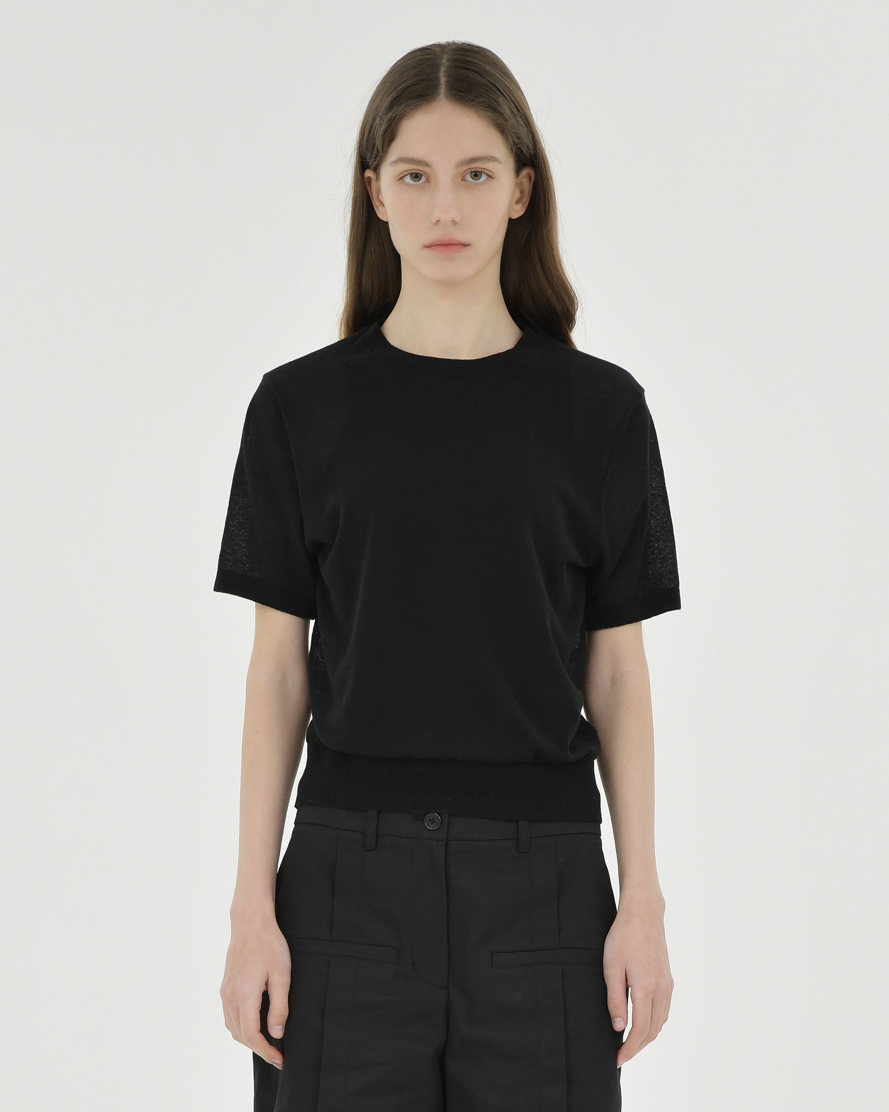 Brownyard - Essential Half Knit (Black) product image 1 | TRAB K-Fashion Australia