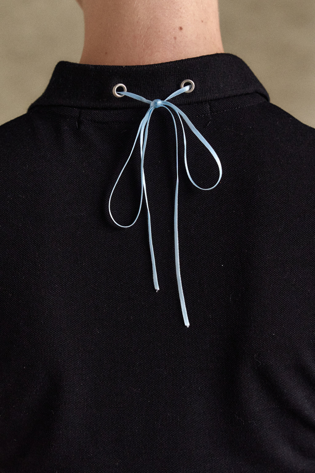 Andersson Bell - Halter String Piqué Polo Shirts (Black) product image 7 | TRAB K-Fashion Australia