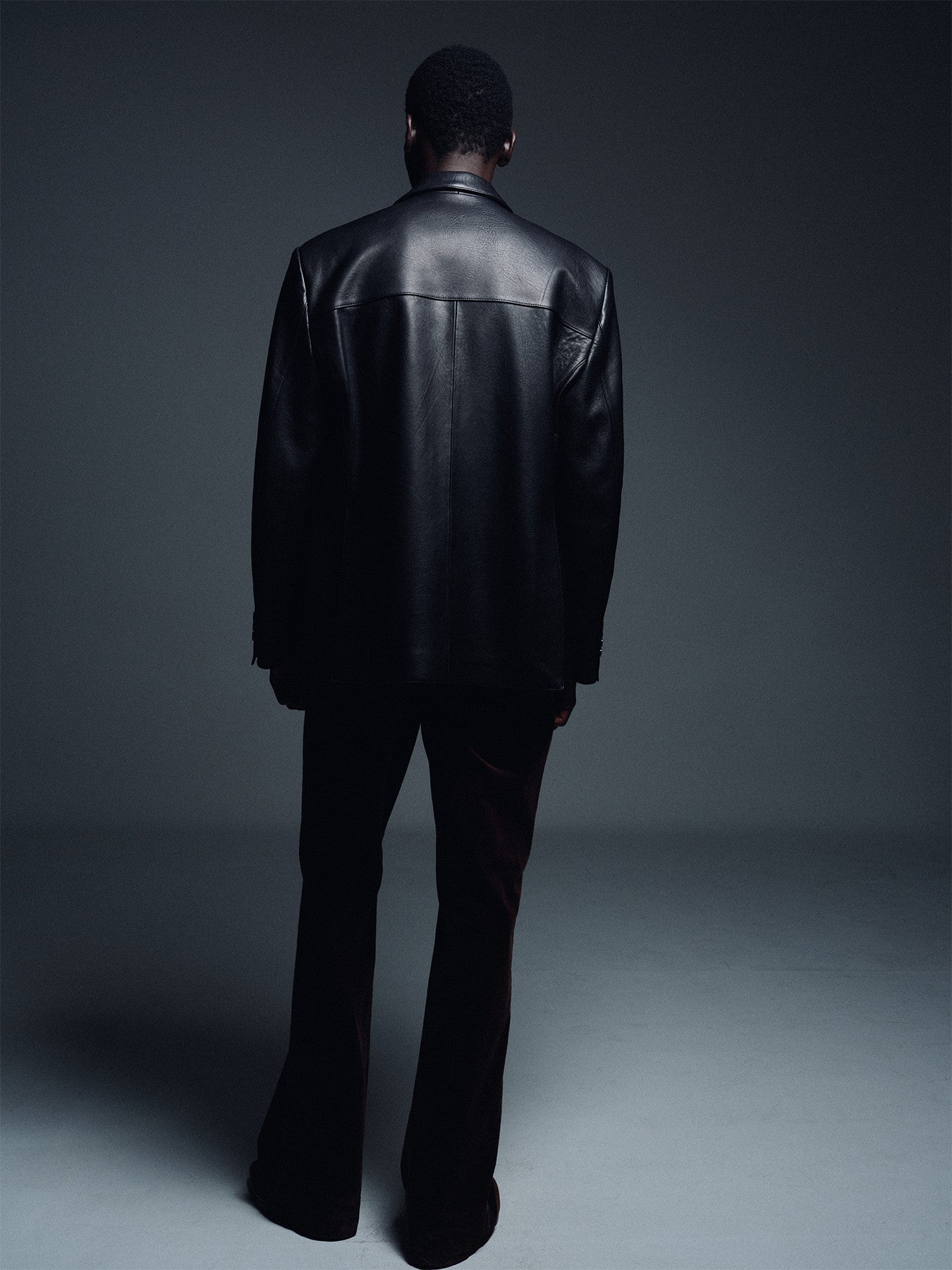 Tonywack - Vintage Lamb Leather Blazer Jacket (Black) product image 9 | TRAB K-Fashion Australia
