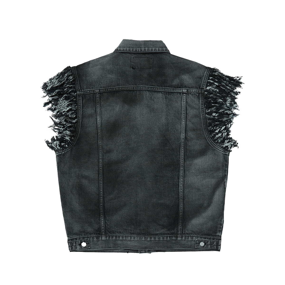 Thug Club - TC Angels Denim Vest (Black) product image 2 | TRAB K-Fashion Australia