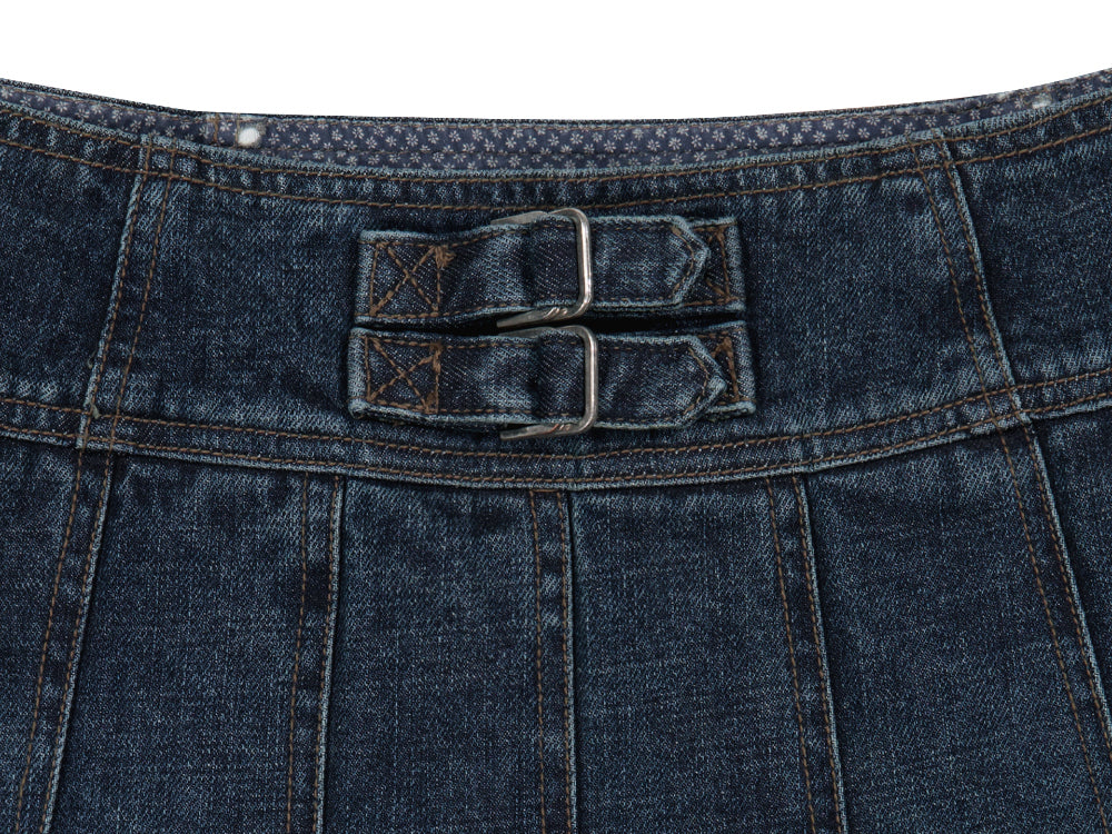 Coyseio - Deep Denim Pleats Skirt (Navy) product image 20 | TRAB K-Fashion Australia