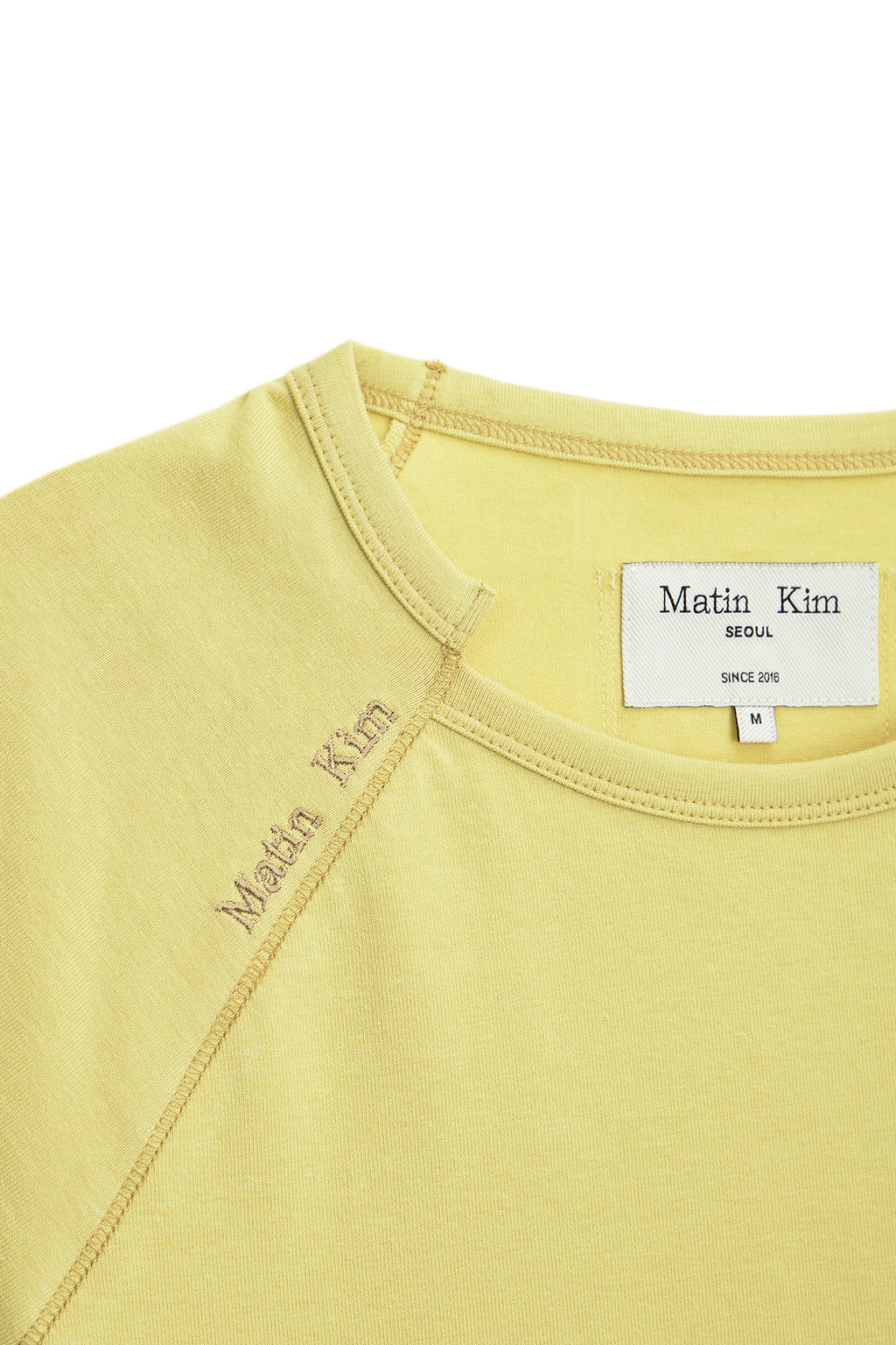 Matin Kim - Twist Point Slim Top (Lime) product image 3 | TRAB K-Fashion Australia