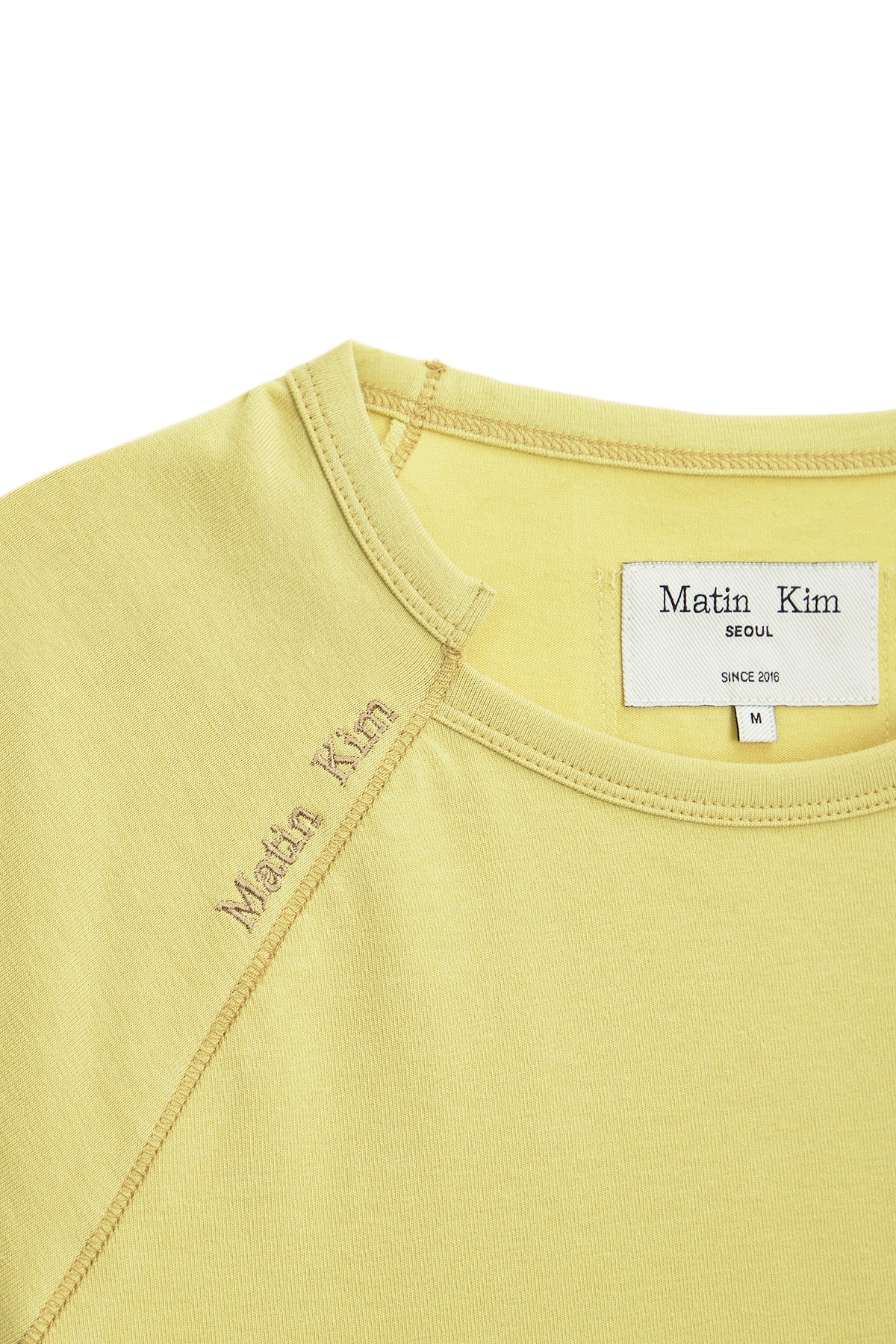 Matin Kim - Twist Point Slim Top (Lime) product image 3 | TRAB K-Fashion Australia