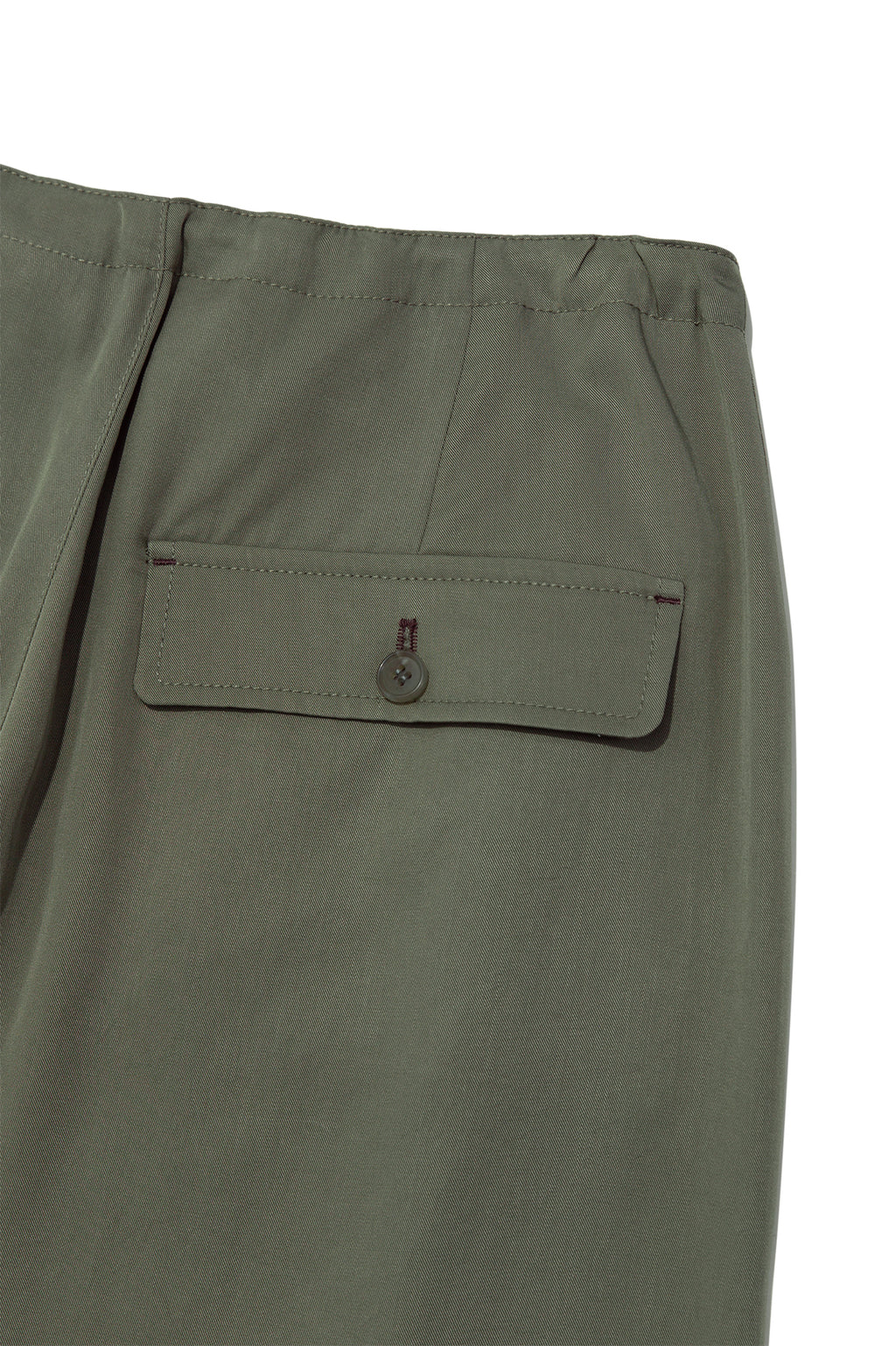 Matin Kim - Button Point String Wide Pants (Khaki) product image 6 | TRAB K-Fashion Australia