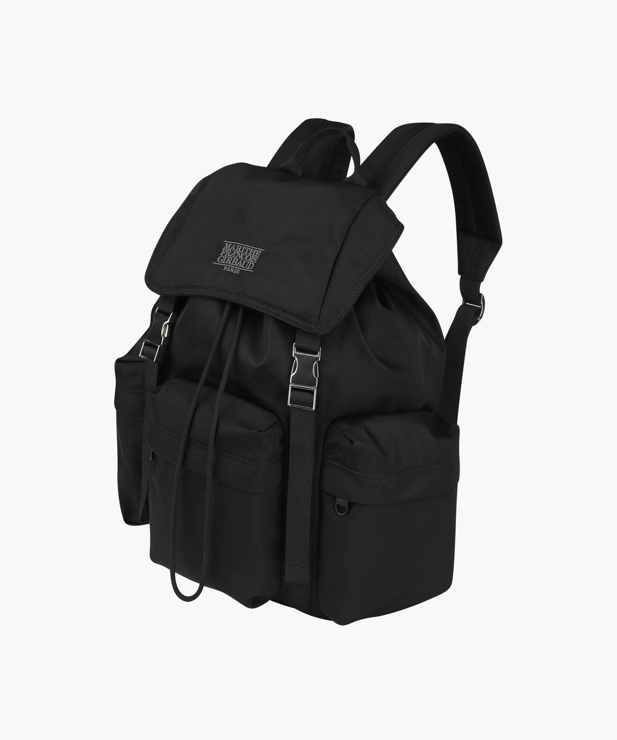Marithe & Francois Girbaud - Classic Logo Metal Buckle Backpack (Black) product image 2 | TRAB K-Fashion Australia