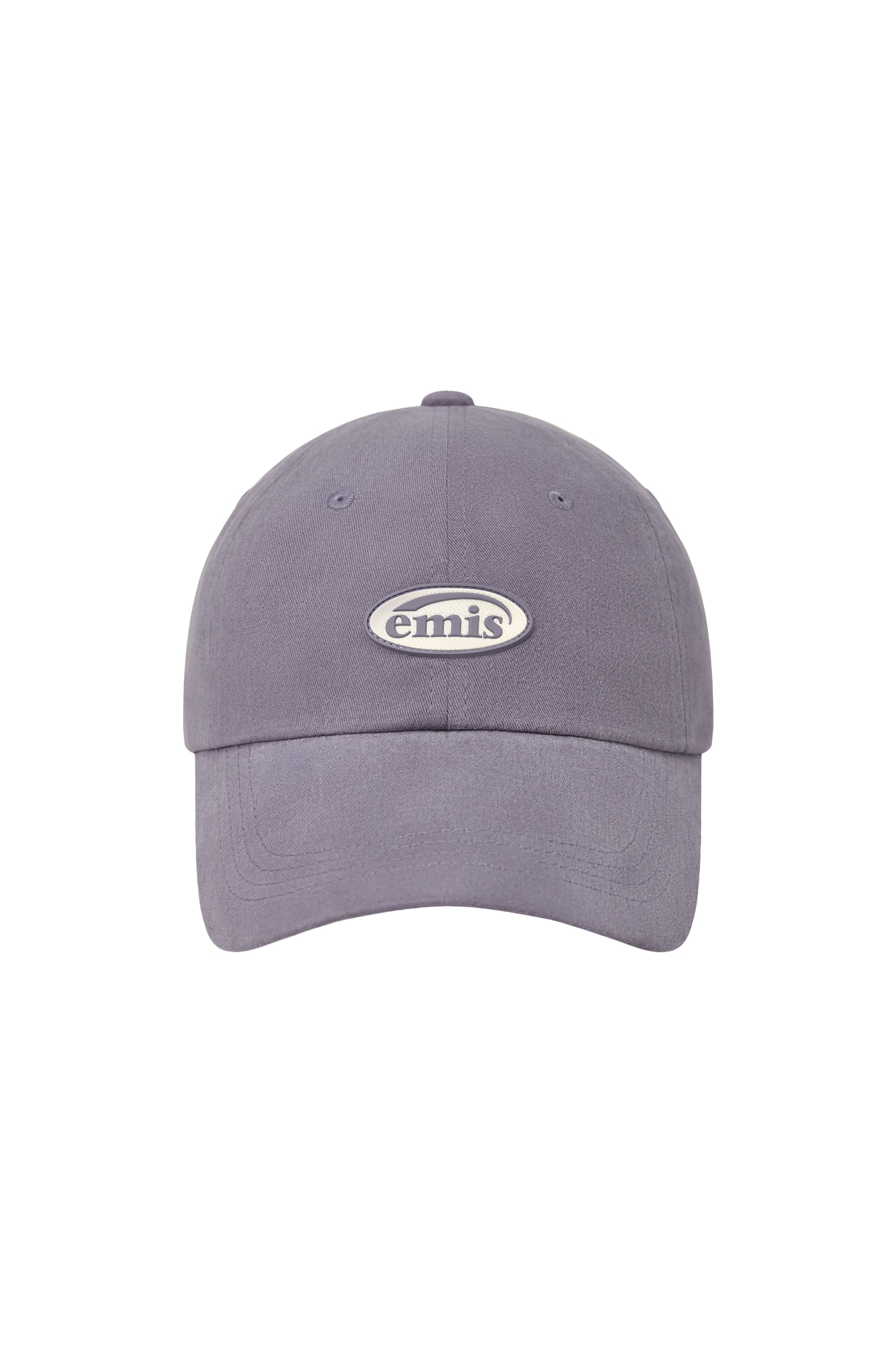 Emis - Mini Rubber Patch Brushed Ball Cap (Light Purple) product image 1 | TRAB K-Fashion Australia