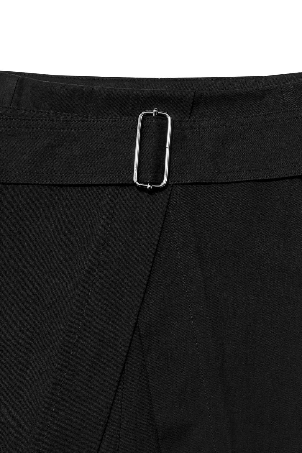 Matin Kim - A Line Pleats Belted Skirt (Black) product image 3 | TRAB K-Fashion Australia