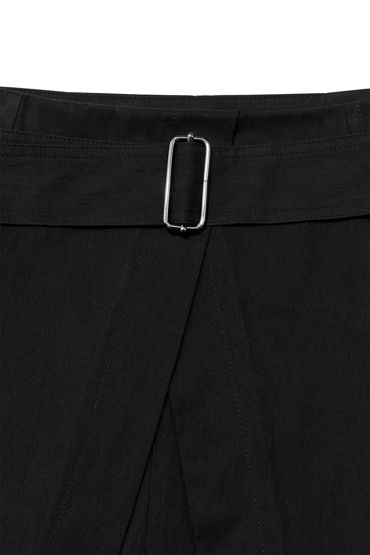 Matin Kim - A Line Pleats Belted Skirt (Black) product image 3 | TRAB K-Fashion Australia