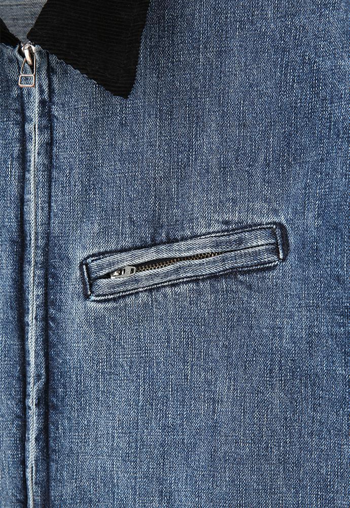 Art if acts - Marina Denim Work Jacket (Mid Blue) product image 9 | TRAB K-Fashion Australia