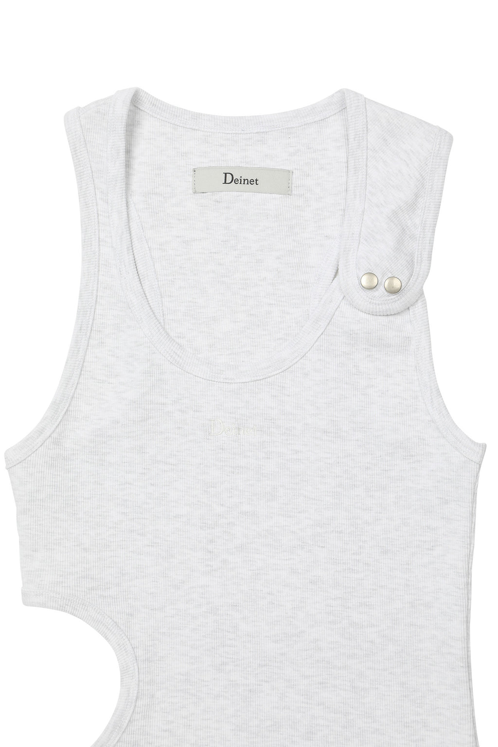 Deinet - Arc Snap Tank Top (Light Grey) product image 3 | TRAB K-Fashion Australia