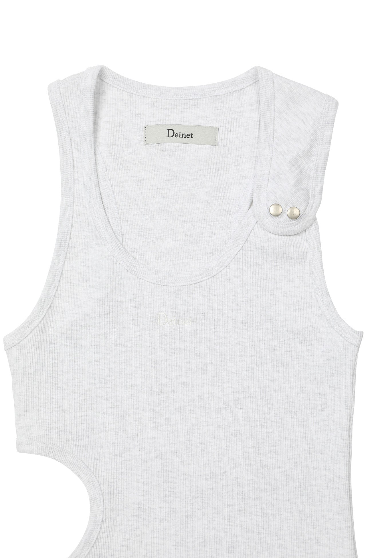 Deinet - Arc Snap Tank Top (Light Grey) product image 3 | TRAB K-Fashion Australia