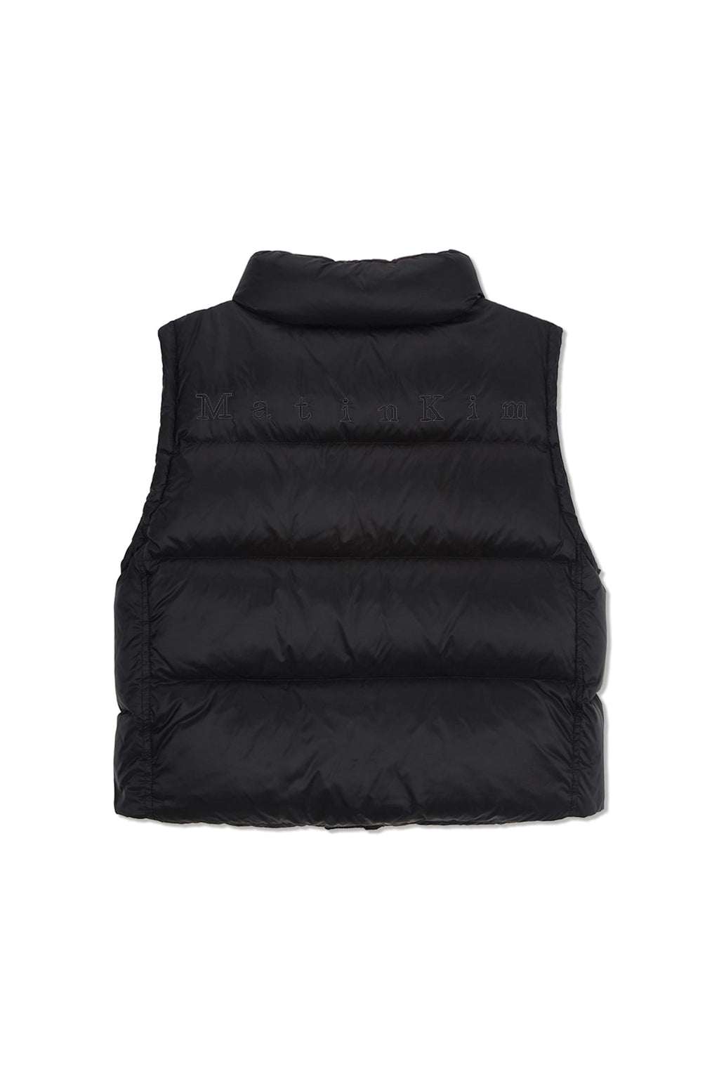 Matin Kim - Unbalance Quilted Down Vest (Black) product image 3 | TRAB K-Fashion Australia