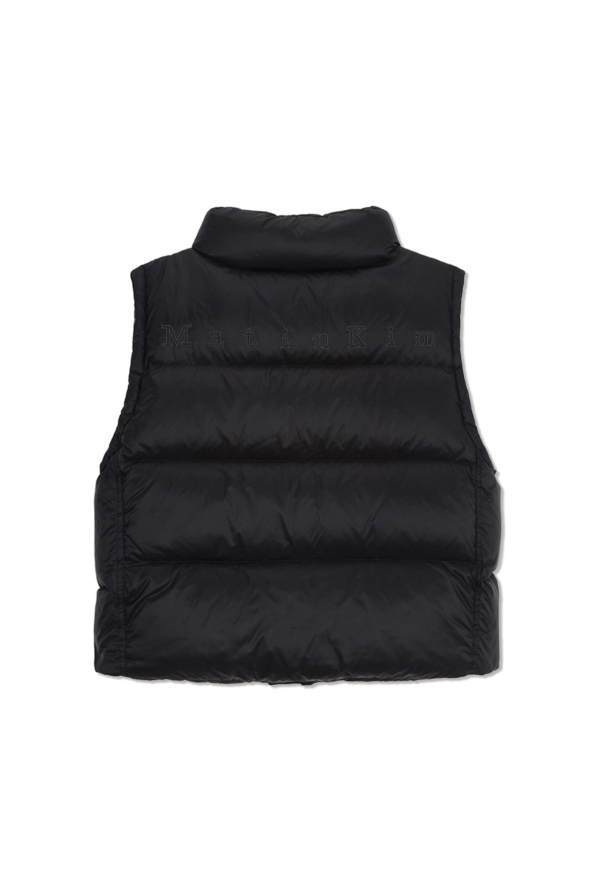 Matin Kim - Unbalance Quilted Down Vest (Black) product image 3 | TRAB K-Fashion Australia