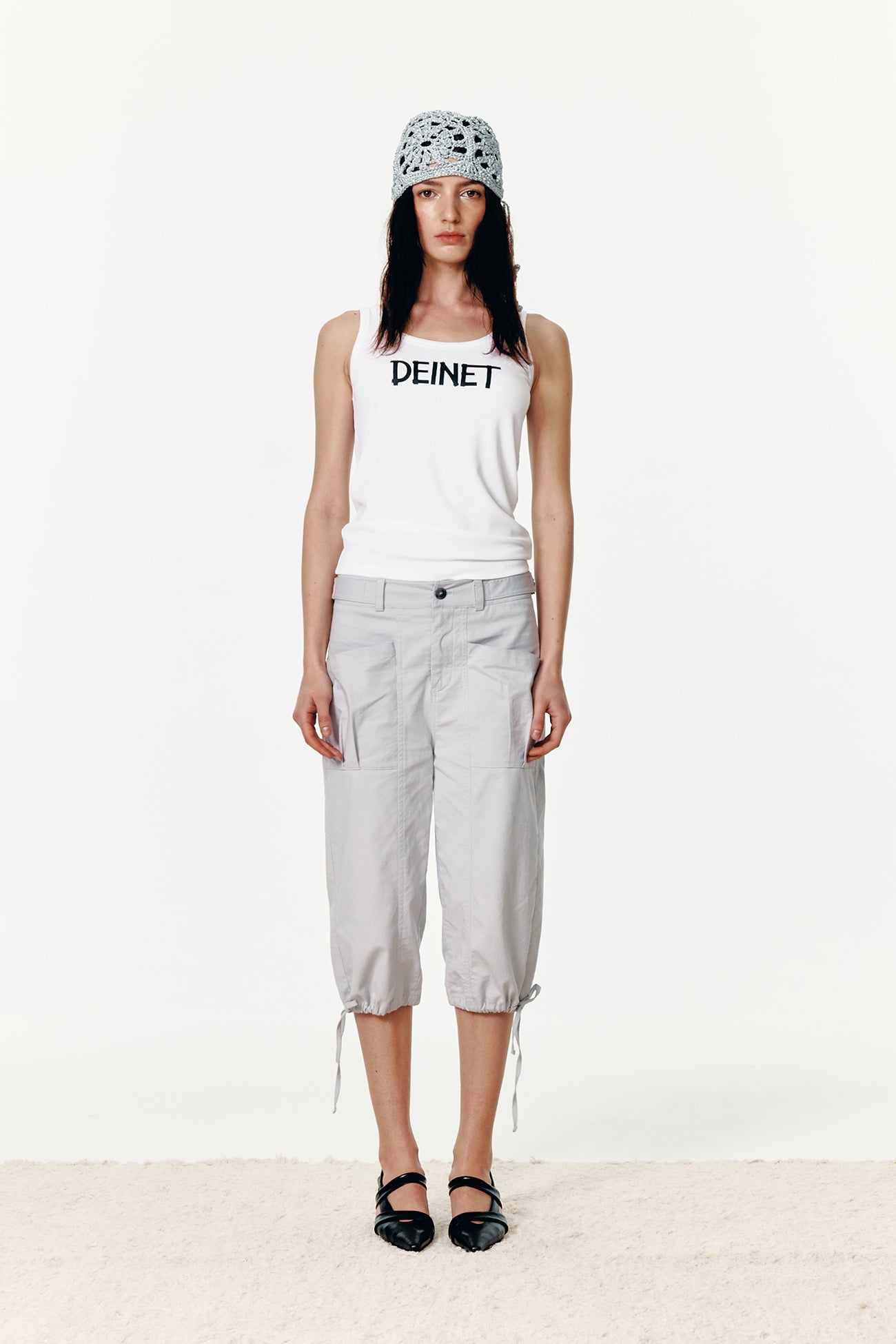 Deinet - Two Buckle Half Pants (Light Grey) product image 4 | TRAB K-Fashion Australia