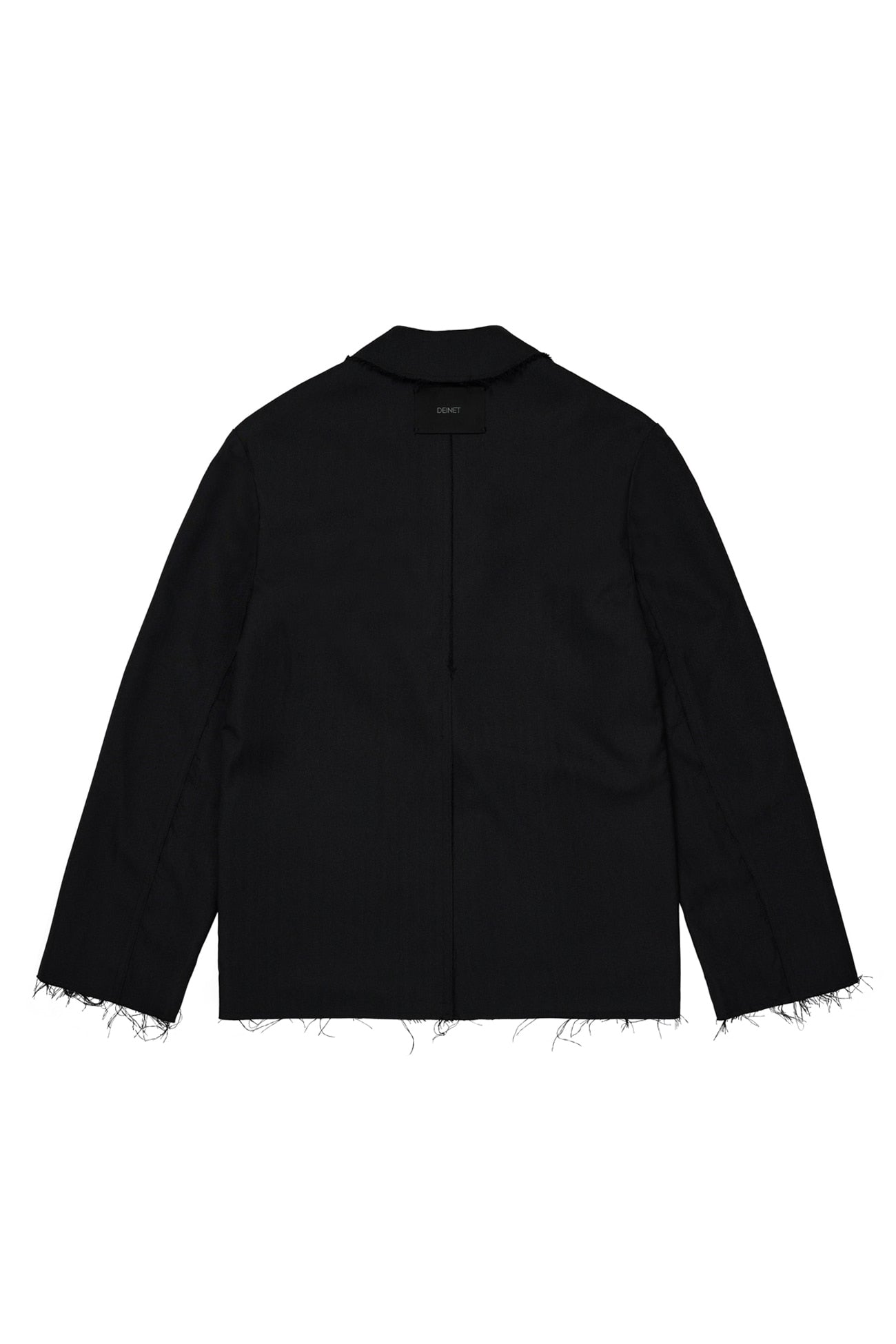 Deinet - Deinet Rough Cut Detail Blazer (Black) product image 13 | TRAB K-Fashion Australia