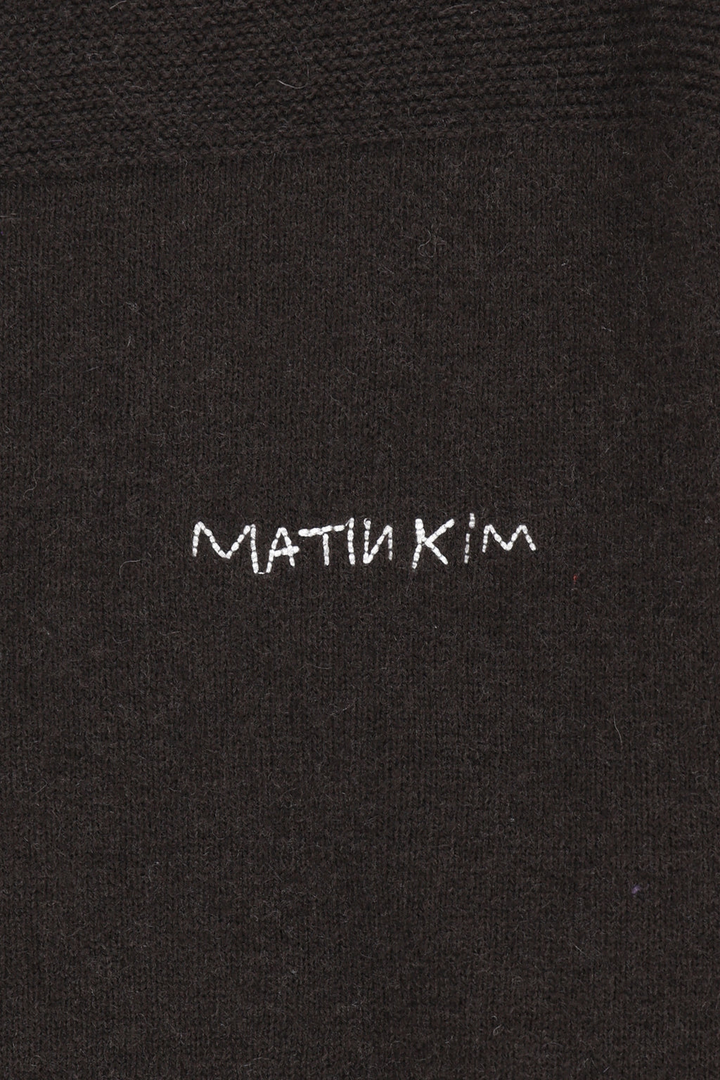Matin Kim - Boat Neck Volume Sleeve Knit Pullover (Brown) product image 5 | TRAB K-Fashion Australia