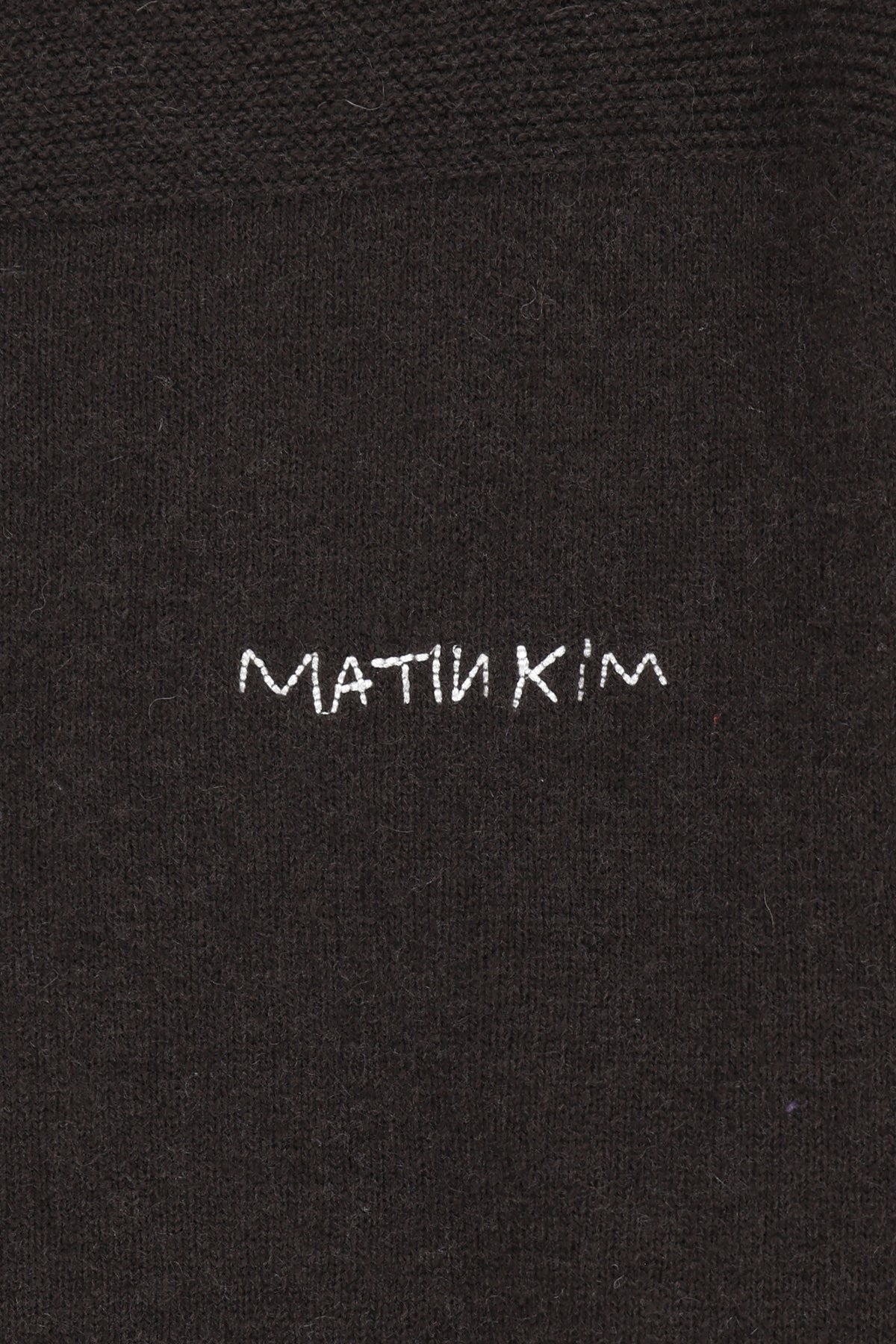 Matin Kim - Boat Neck Volume Sleeve Knit Pullover (Brown) product image 5 | TRAB K-Fashion Australia