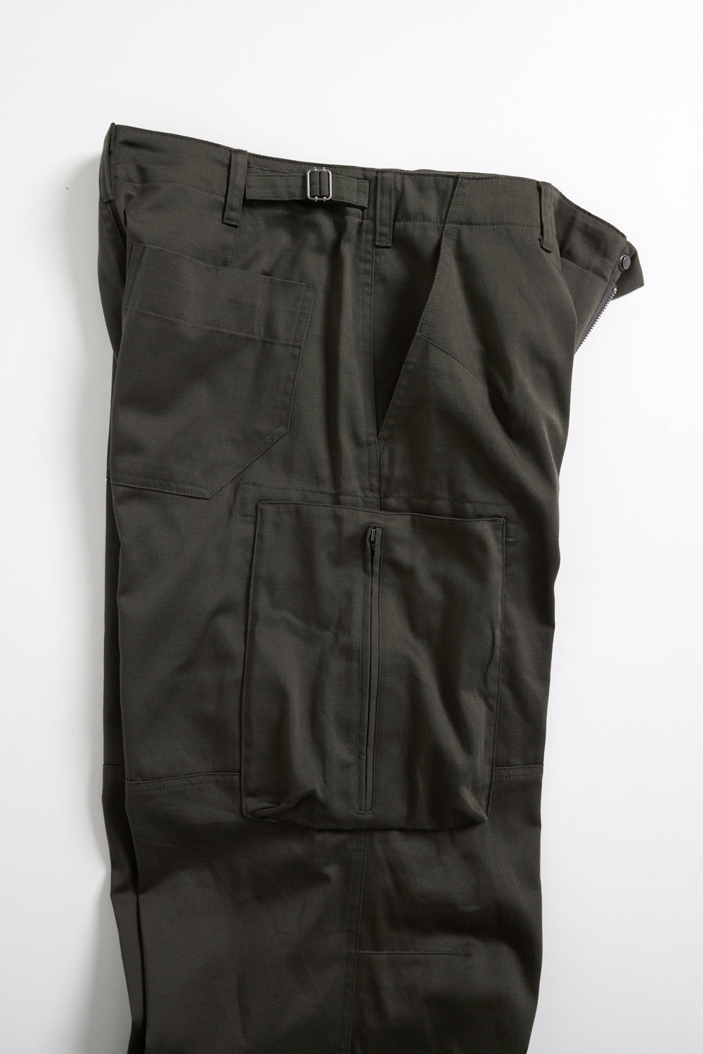 Hatchingroom - Zip Cargo Work Pants Dark (Khaki) product image 6 | TRAB K-Fashion Australia