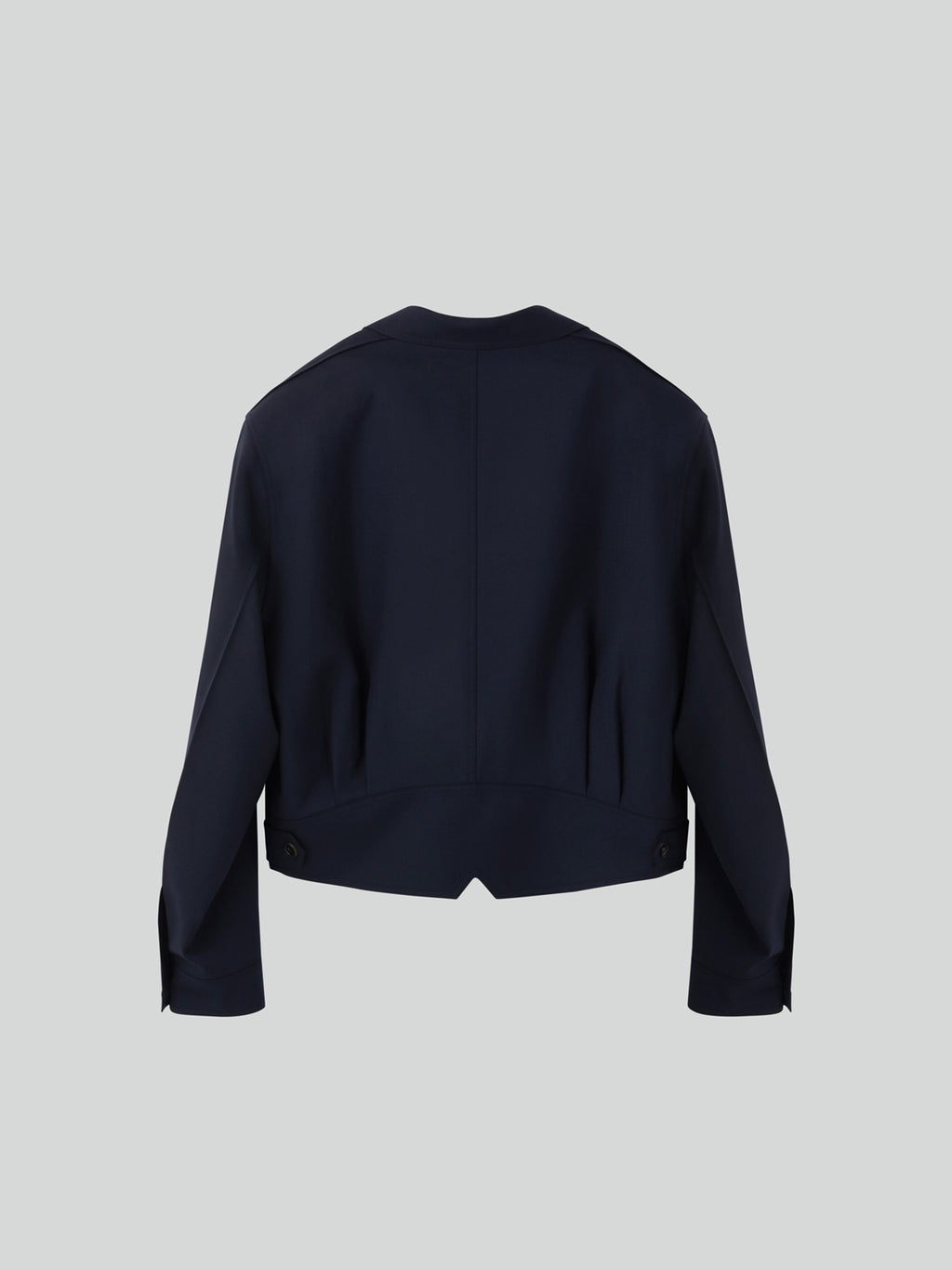Recto - Double Breasted Short Jumper (Dark Navy) product image 6 | TRAB K-Fashion Australia
