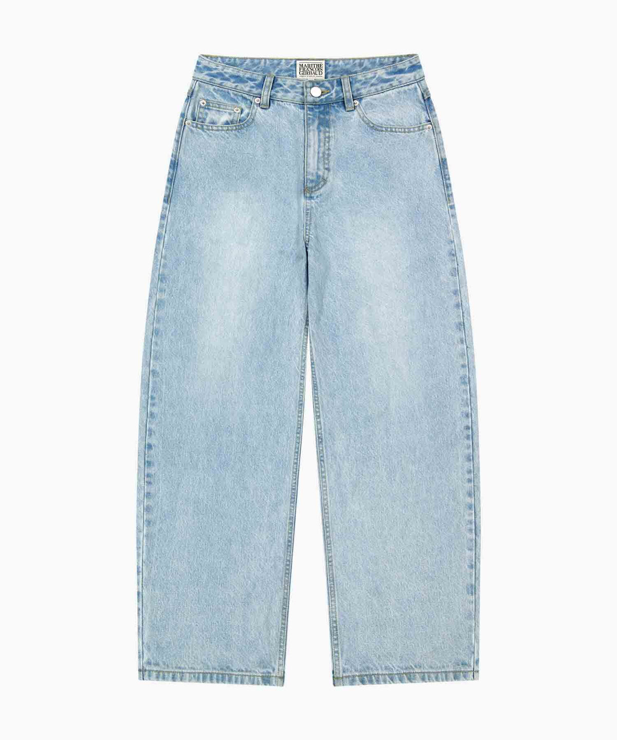 Marithe & Francois Girbaud - Curved Denim Pants (Light Blue) product image 5 | TRAB K-Fashion Australia