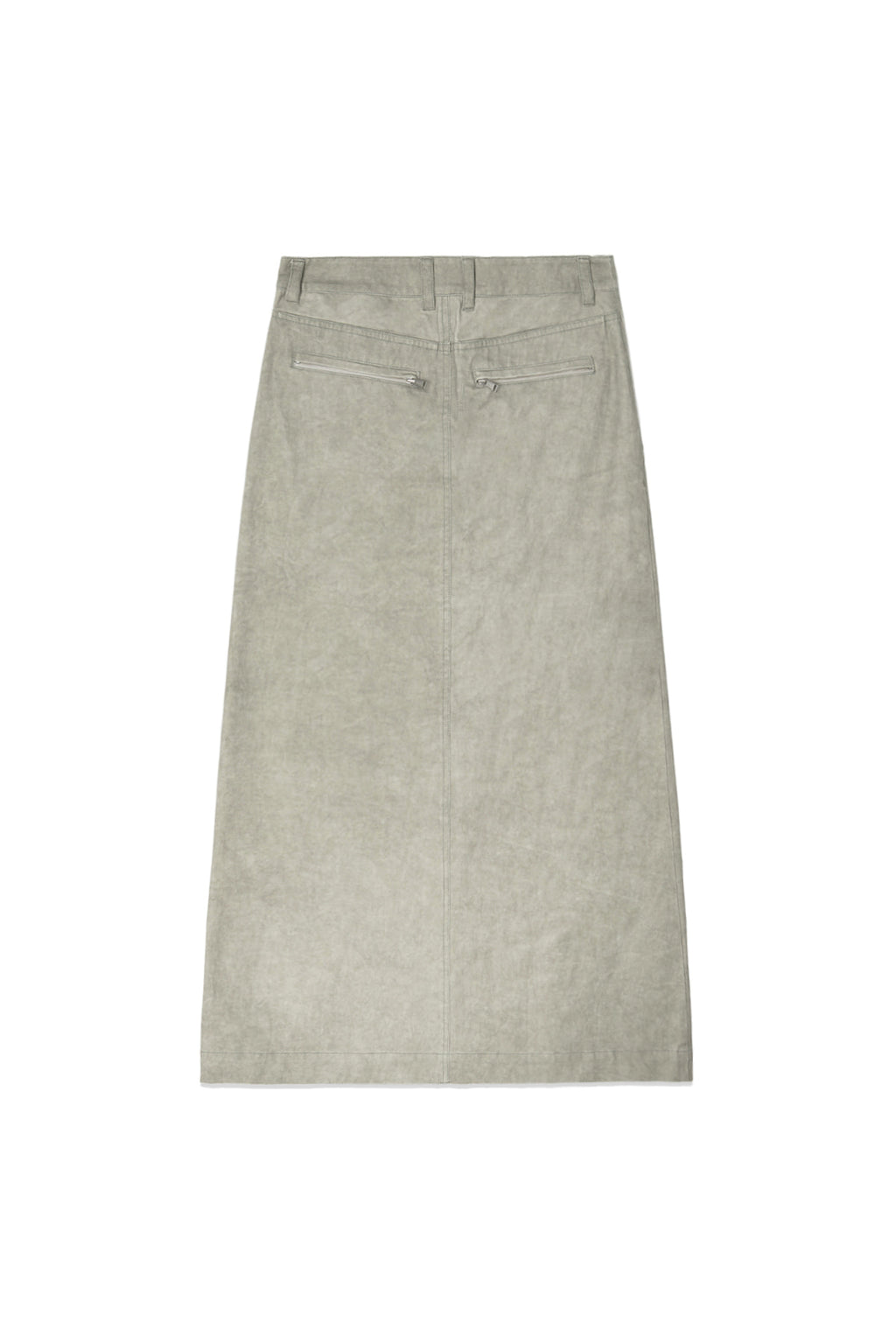 Matin Kim - Washed Mermaid Long Skirt (Light Khaki) product image 2 | TRAB K-Fashion Australia