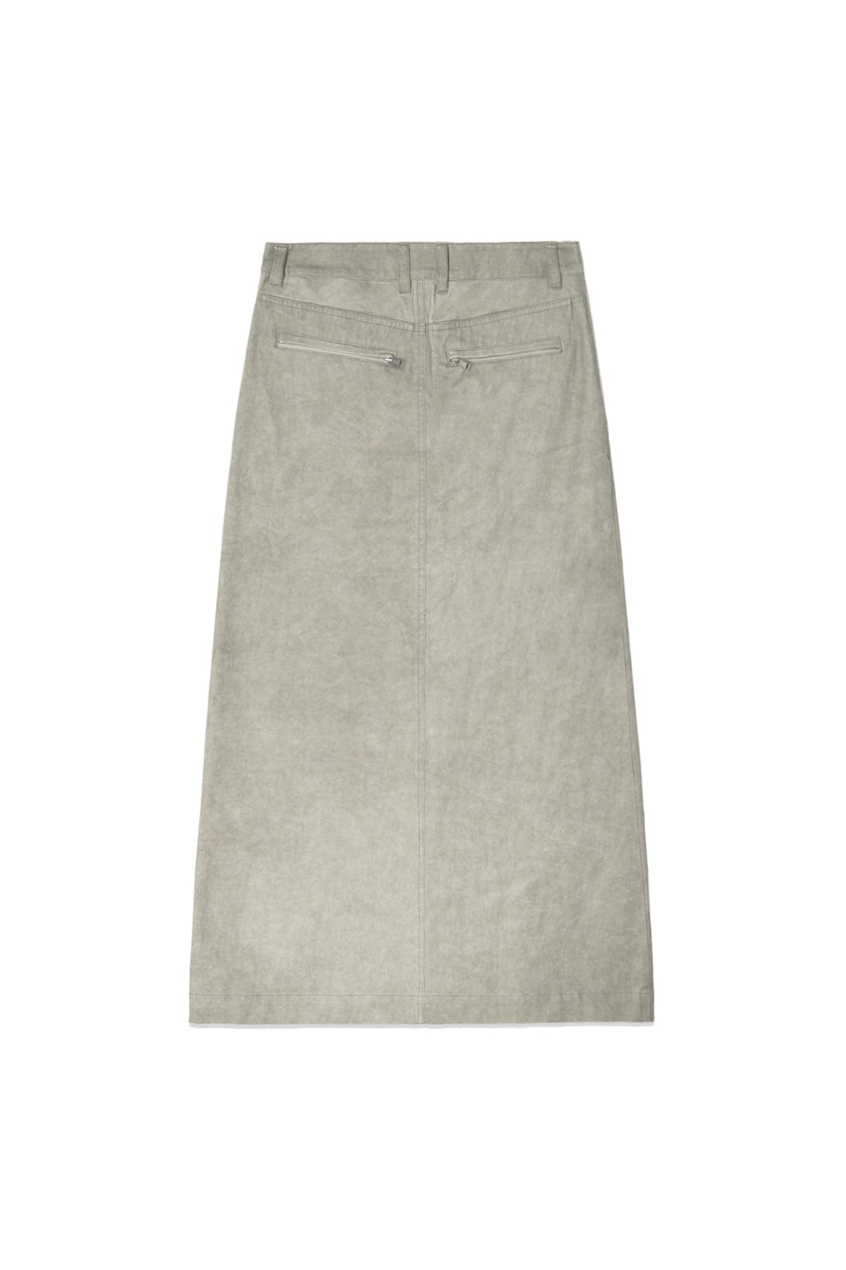 Matin Kim - Washed Mermaid Long Skirt (Light Khaki) product image 2 | TRAB K-Fashion Australia