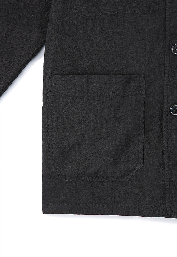 Art if acts - Linen French Work Jacket (Black) product image 11 | TRAB K-Fashion Australia