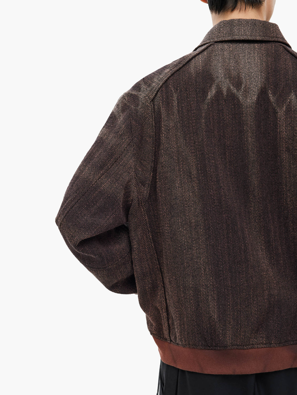Jiyong Kim - Sun-Bleached Ribbed Blouson (Brown) product image 7 | TRAB K-Fashion Australia