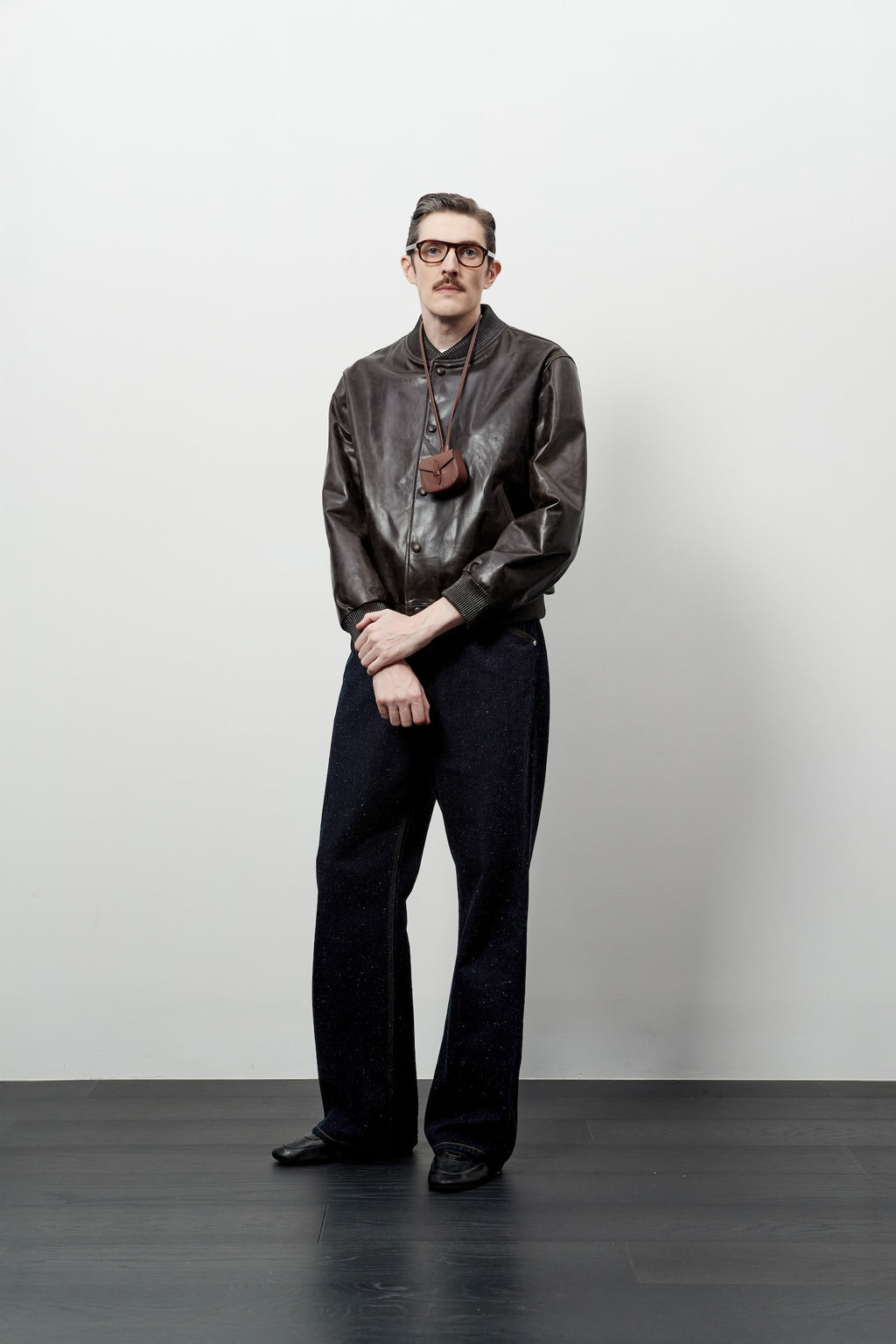 Stu - Stamped Lamb Skin Leather Jacket (Brown) product image 10 | TRAB K-Fashion Australia