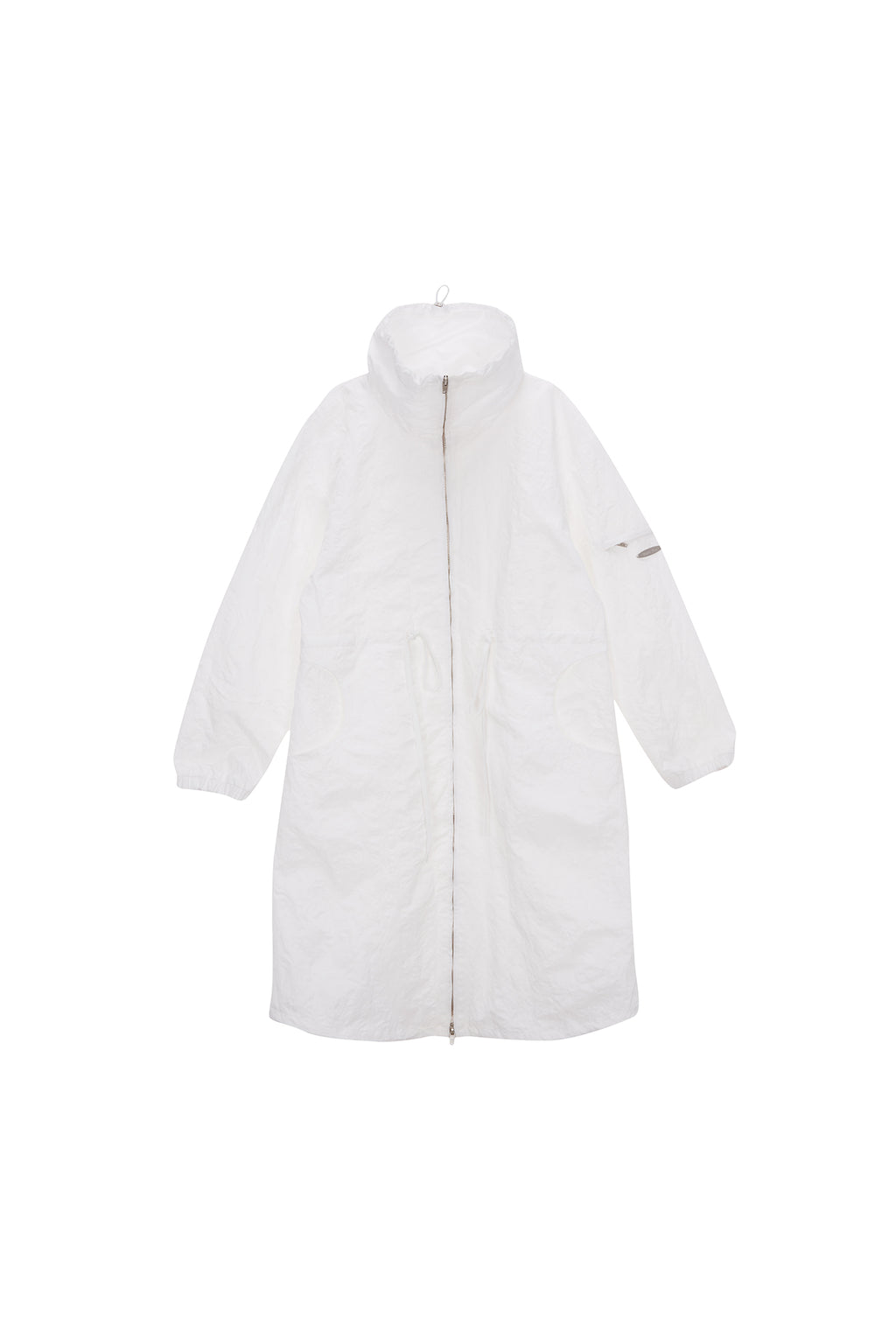 Matin Kim - Two Tone String Light Coat (White) product image 1 | TRAB K-Fashion Australia