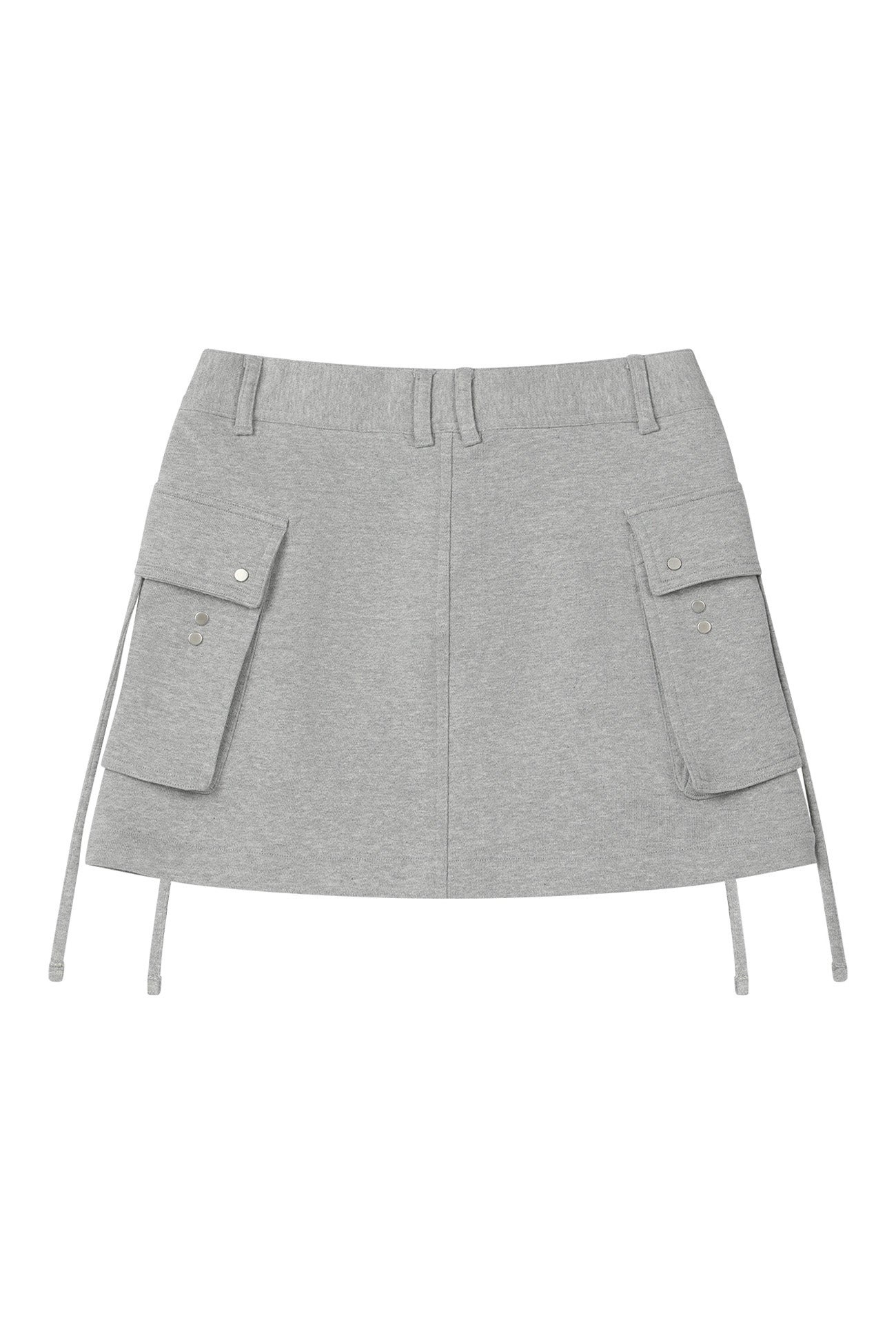 Deinet - Jersey Mini Skirt (Melange Grey) product image 10 | TRAB K-Fashion Australia