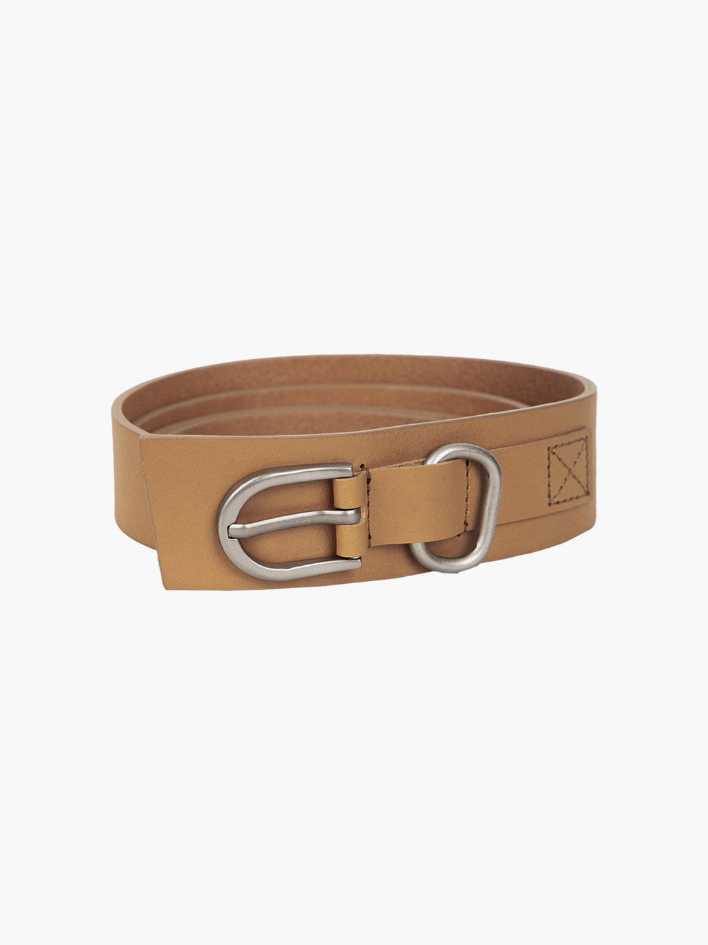 Jiyong Kim - Layered Leather Belt (Tan) product image 4 | TRAB K-Fashion Australia