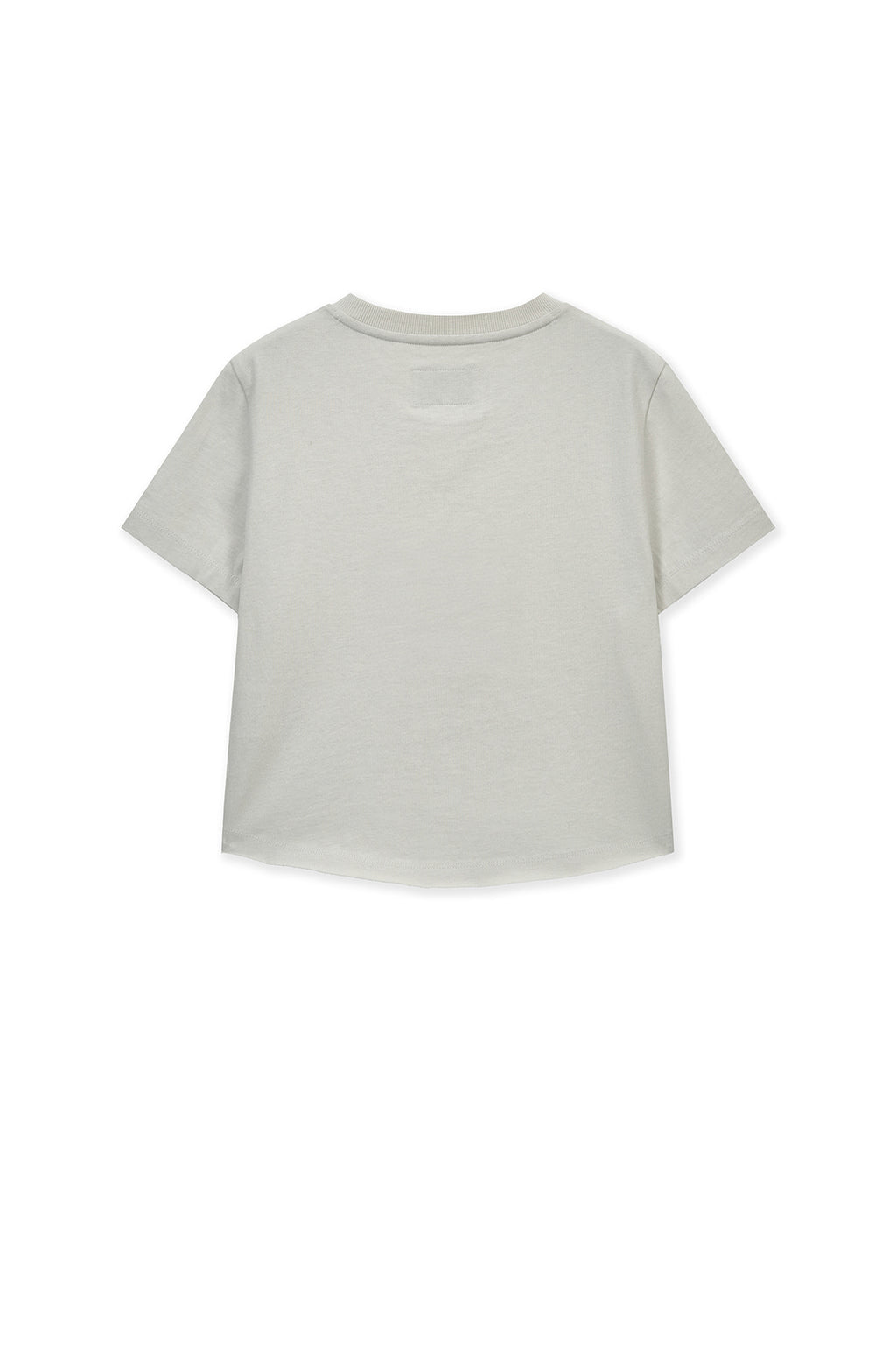 Matin Kim - Graffiti Round Hem Crop Top (Cream) product image 2 | TRAB K-Fashion Australia