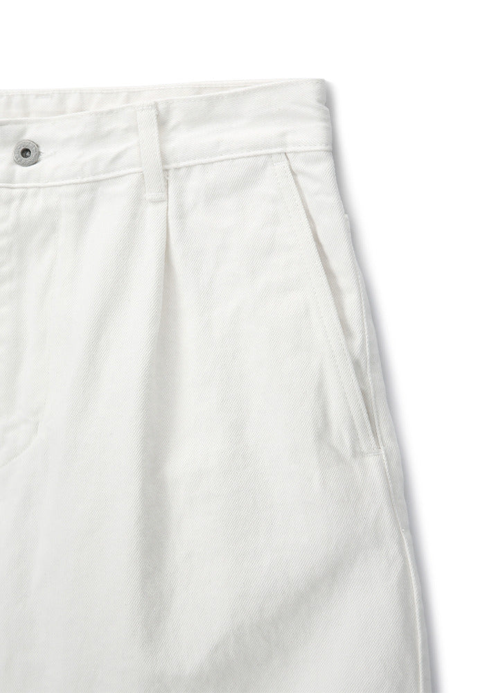Art if acts - One Tuck Curve Denim Pants (Off White) product image 9 | TRAB K-Fashion Australia
