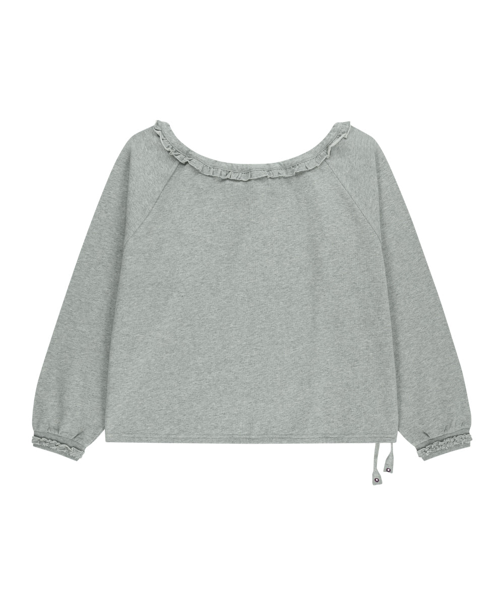 Coyseio - Drawstring Long Sleeve (Melange Grey) product image 14 | TRAB K-Fashion Australia