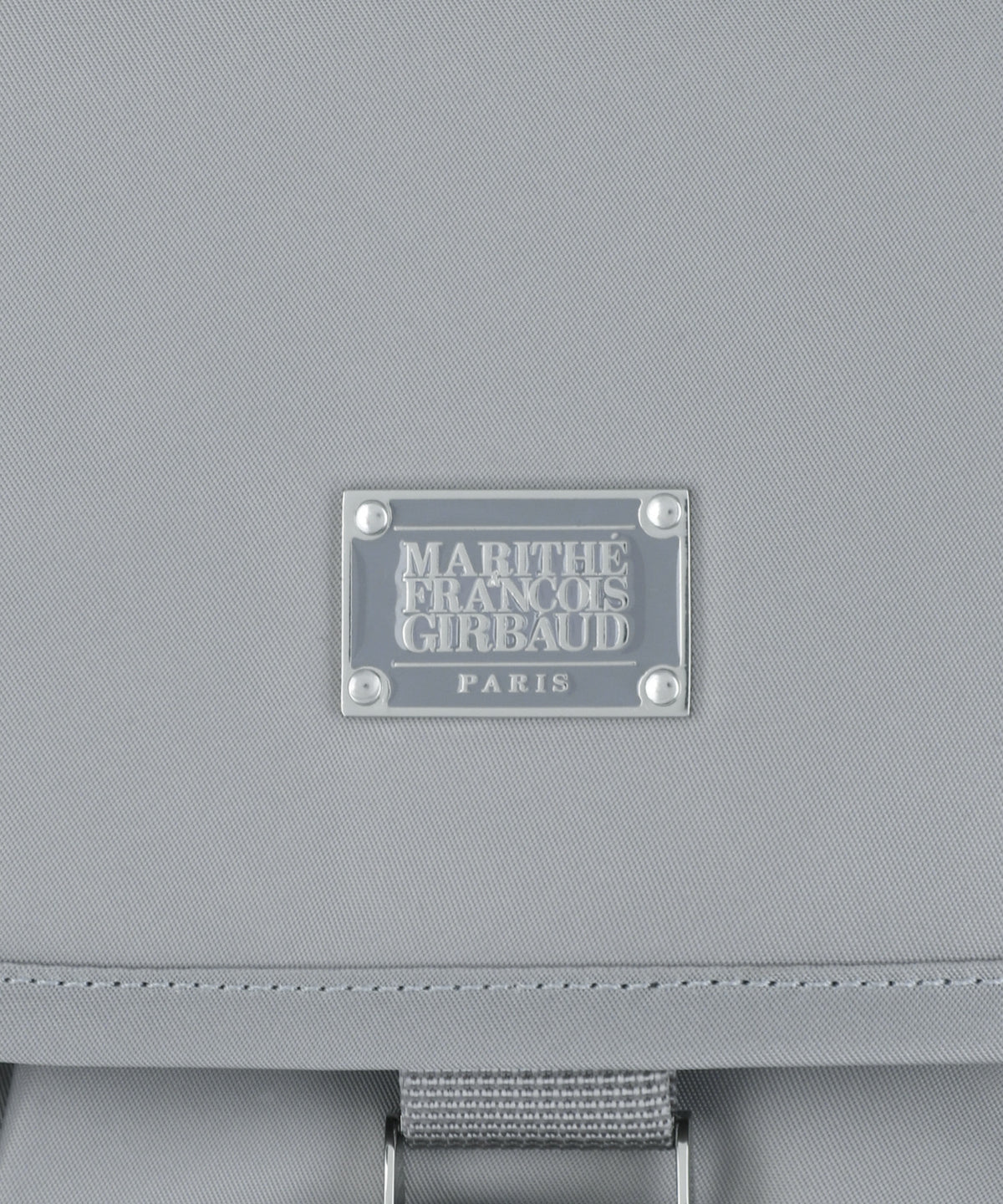 Marithe & Francois Girbaud - Classic Logo One Pocket Backpack (Gray) product image 4 | TRAB K-Fashion Australia