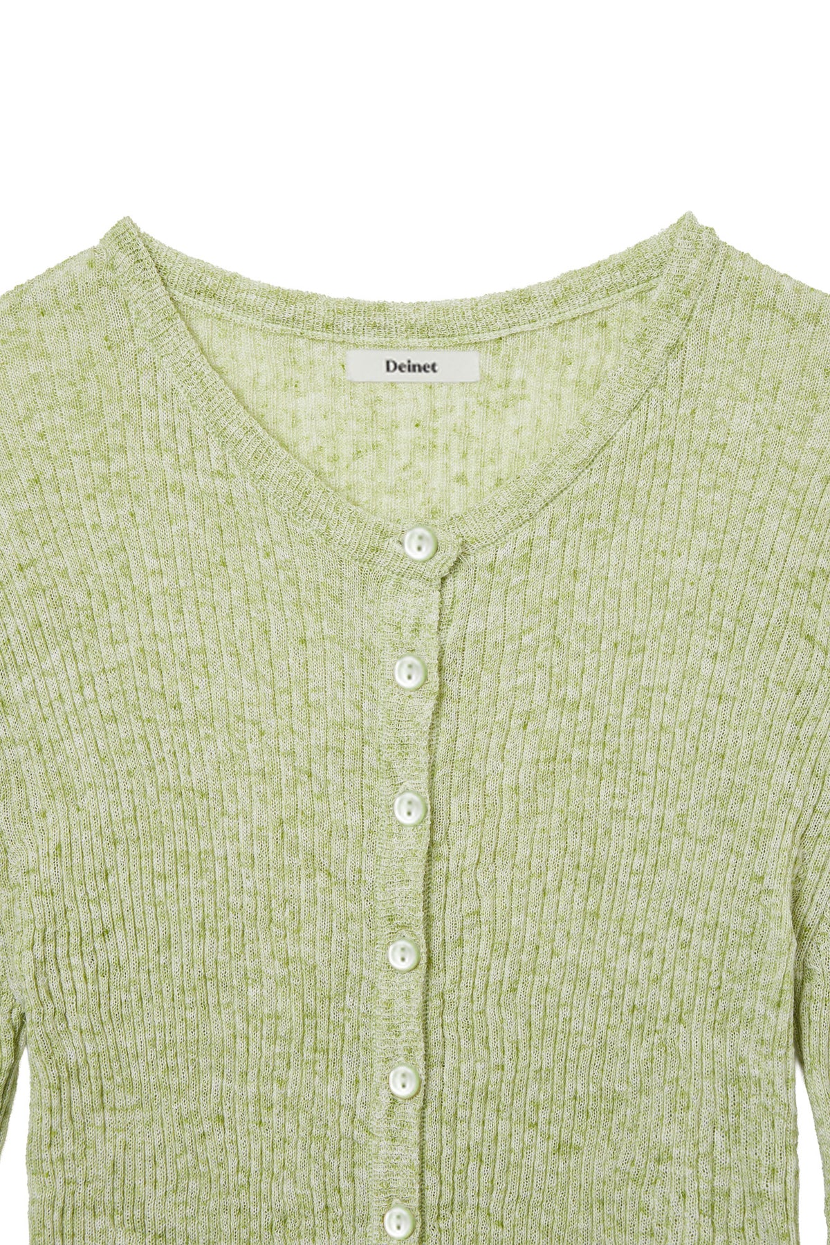 Deinet - Button Point Pleats Cardigan (Green) product image 3 | TRAB K-Fashion Australia