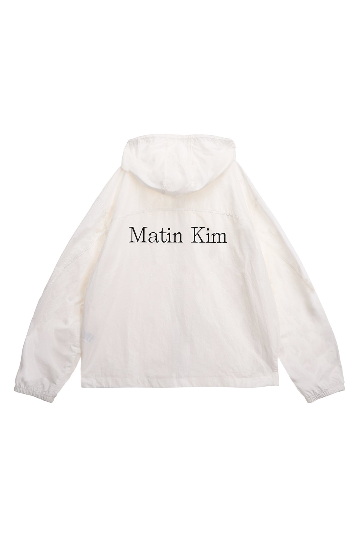 Matin Kim - Matin High Neck Hoody Coating Jumper (Ivory) product image 1 | TRAB K-Fashion Australia
