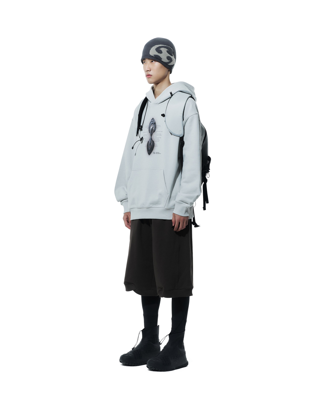 San San Gear - Relic Hoodie (Ice Grey) product image 2 | TRAB K-Fashion Australia
