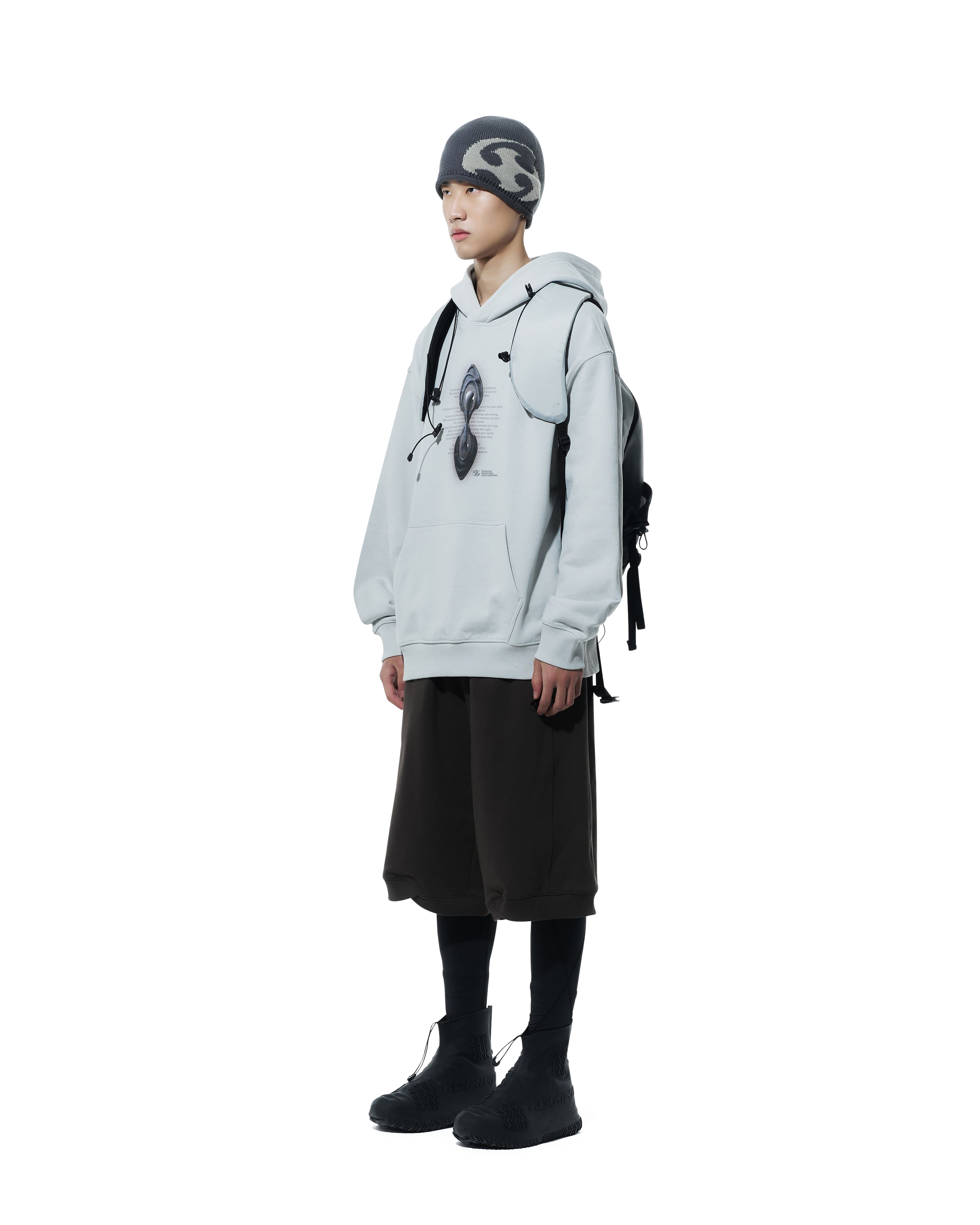 San San Gear - Relic Hoodie (Ice Grey) product image 2 | TRAB K-Fashion Australia