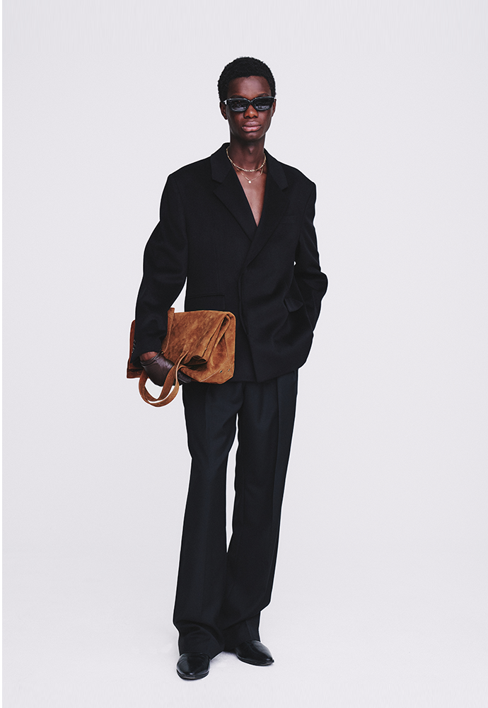 Tonywack - Cashmere Hidden Button Tailored Blazer (Black) product image 3 | TRAB K-Fashion Australia